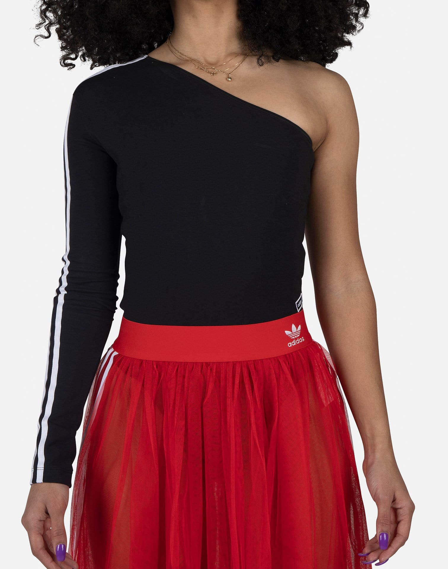 Adidas Women's One-Sleeve Bodysuit