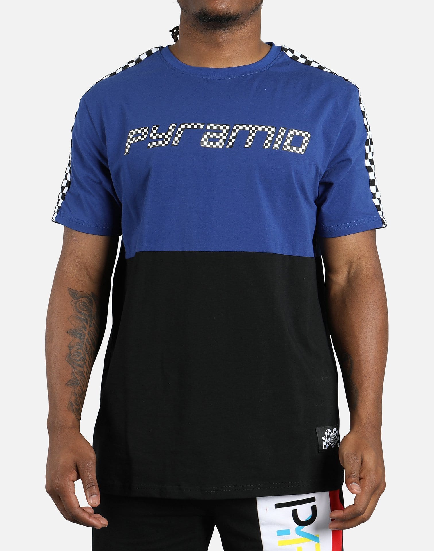 Black Pyramid Micro Checker Block Tee
