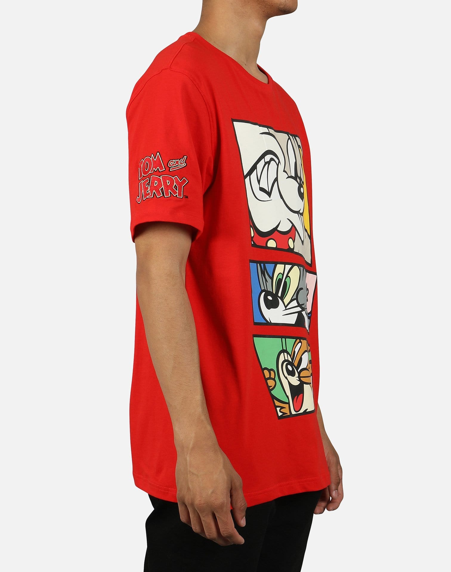 Central Mills Inc. Men's Split Tom and Jerry Tee