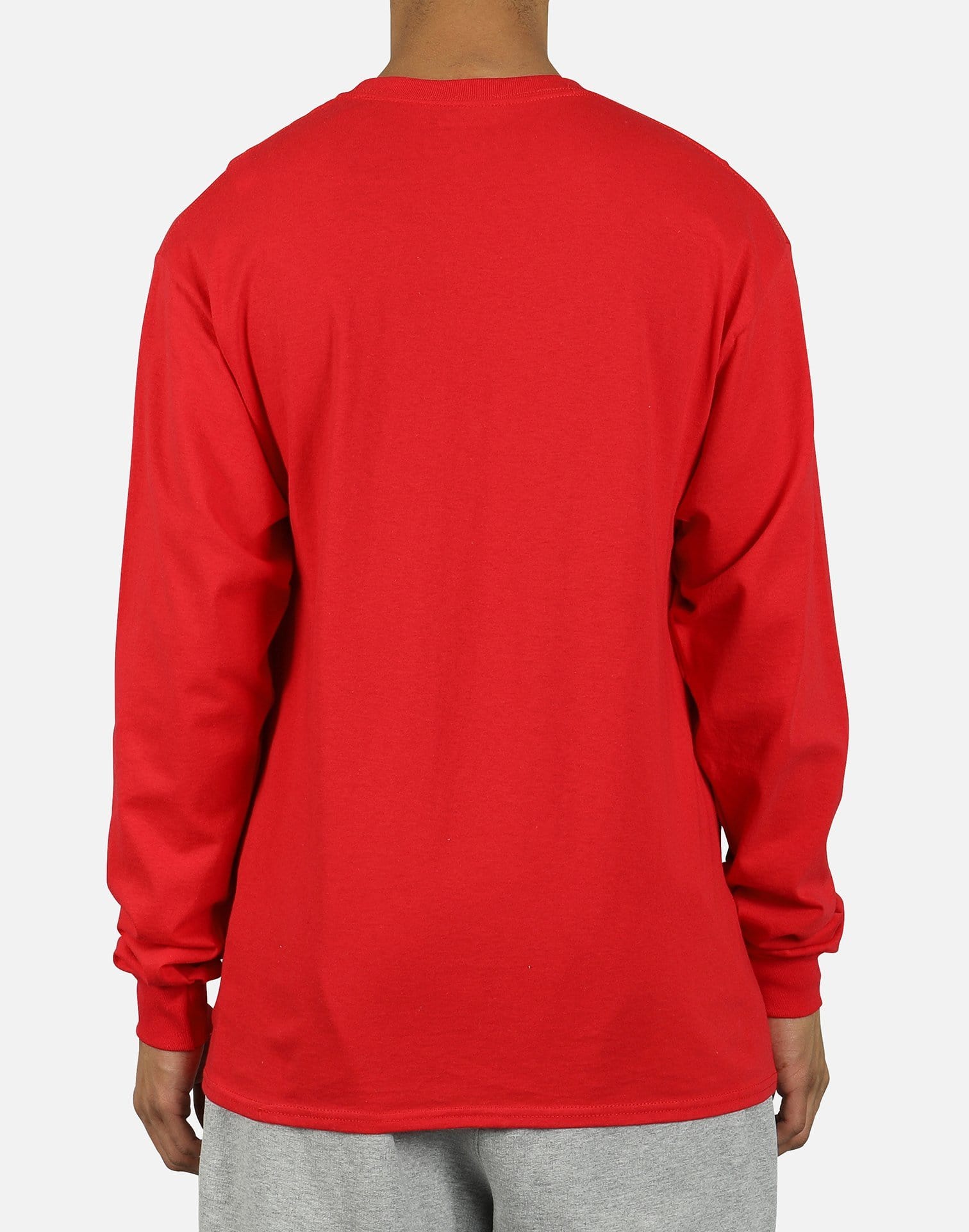 Champion Men's Slanted Logo Long-Sleeve Shirt