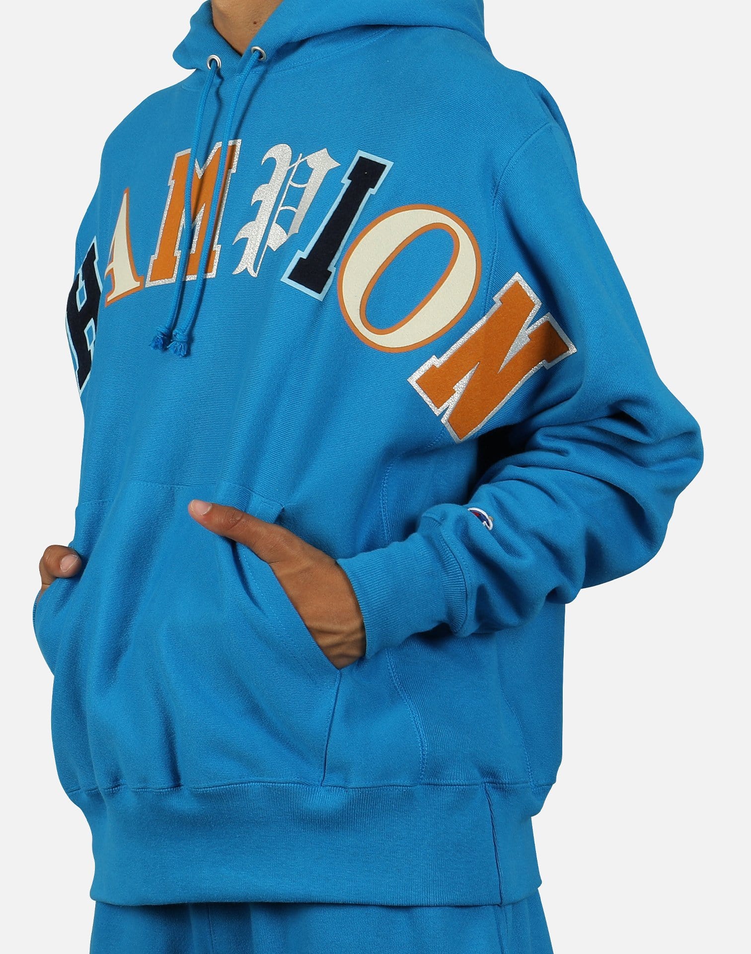 Champion Men's Reverse Weave Old English Pullover Hoodie