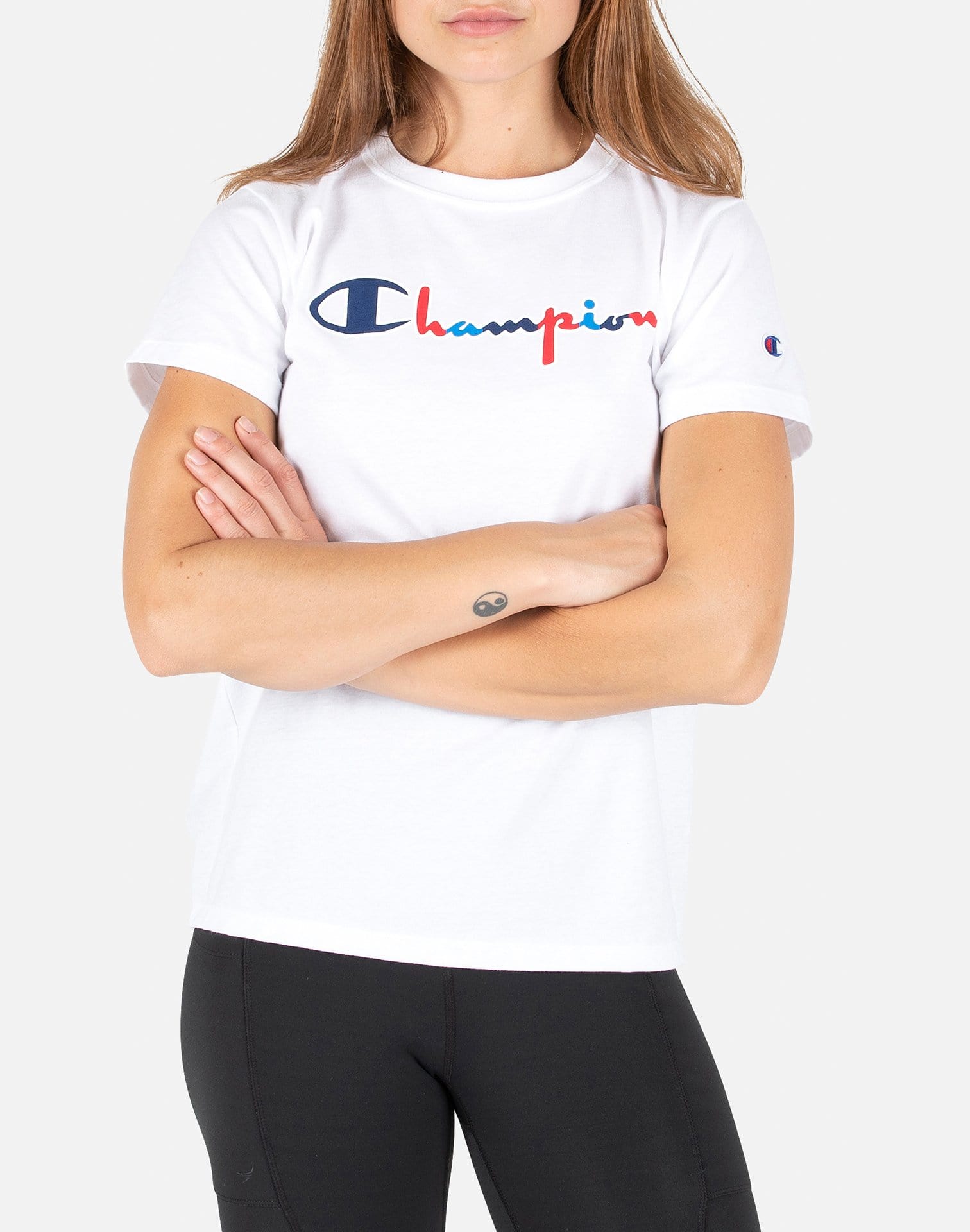Champion Women's OG Script Logo Tee