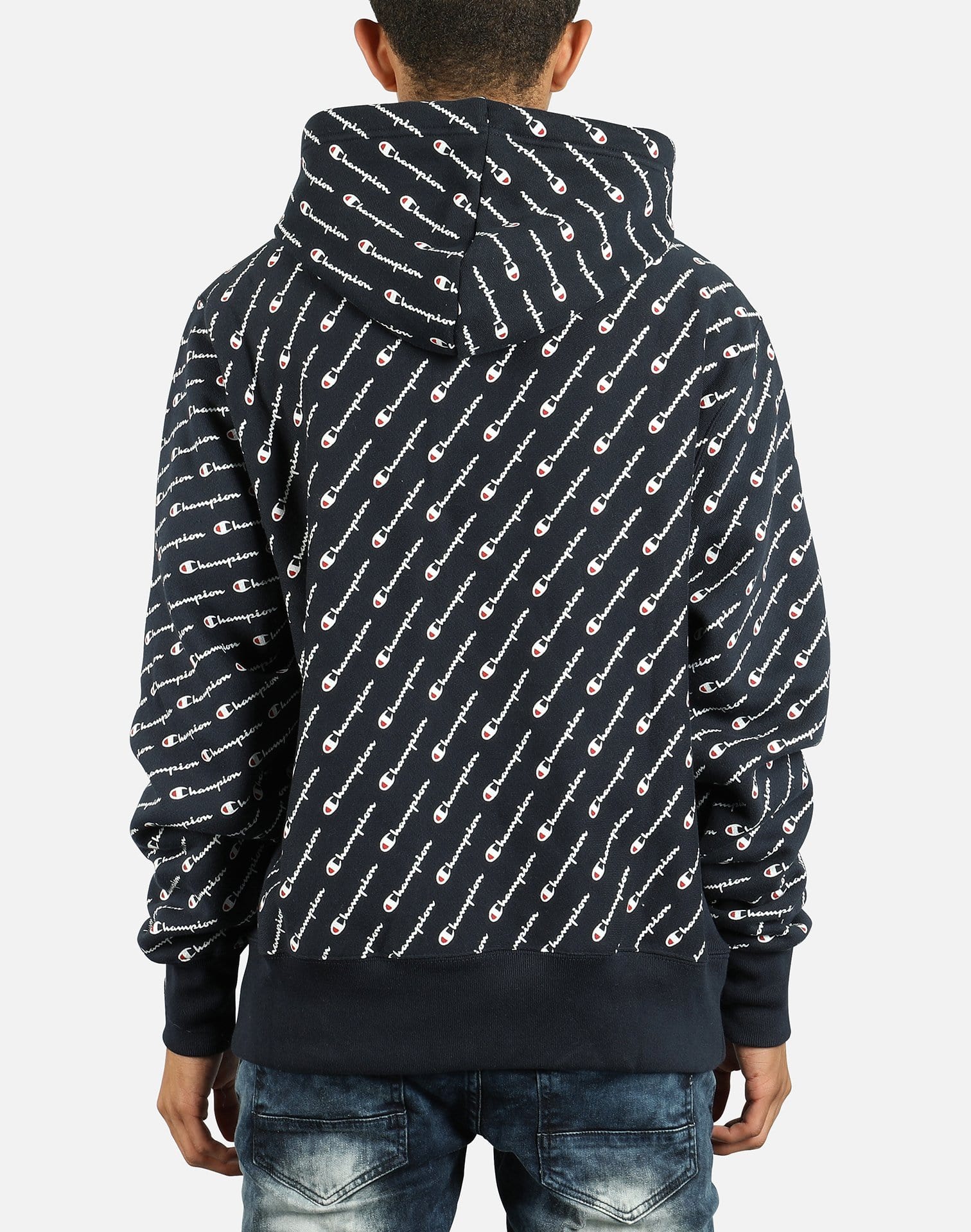 Champion Men's Reverse Weave AOP Pullover Hoodie