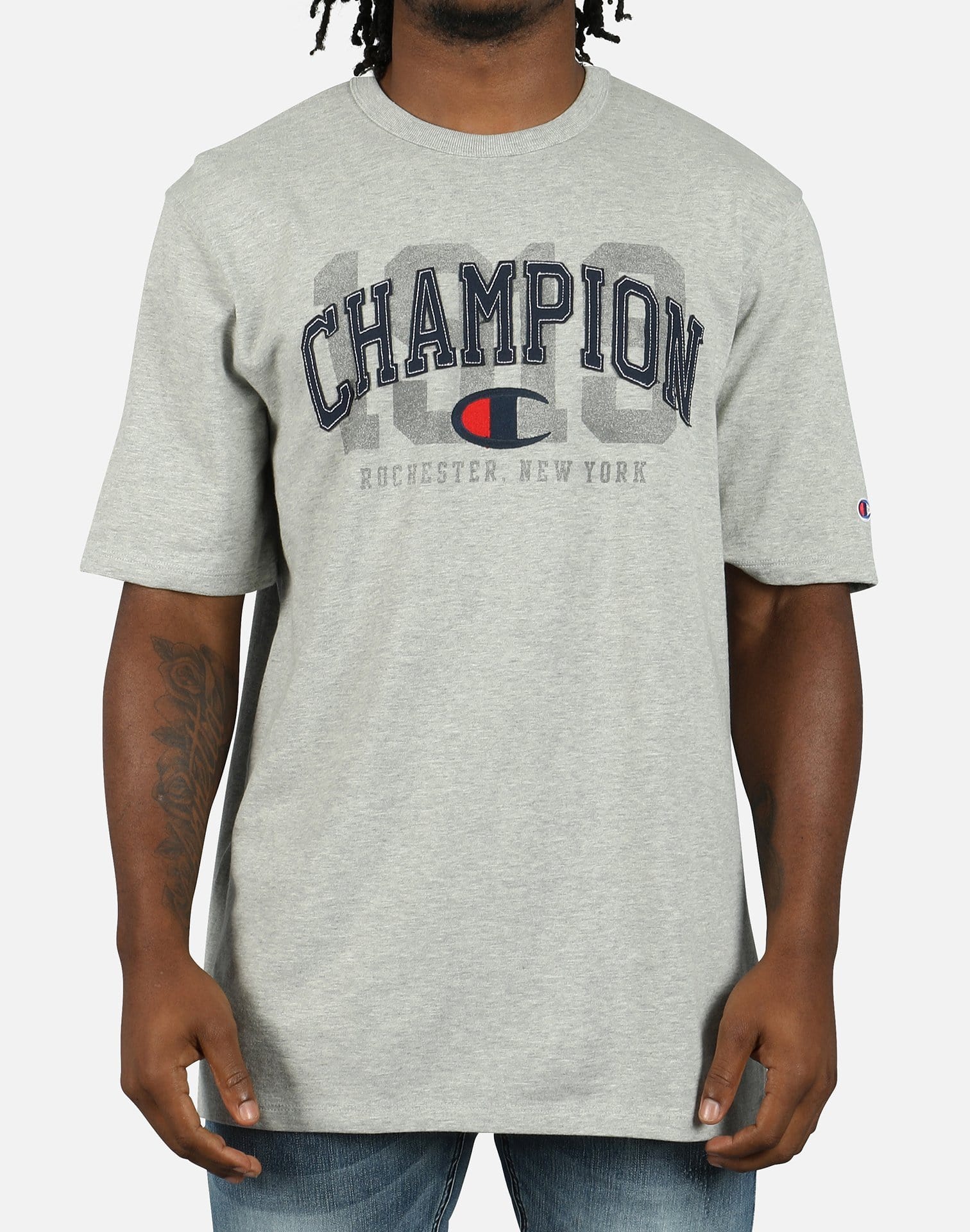 Champion Men's Heritage Arch Logo Tee