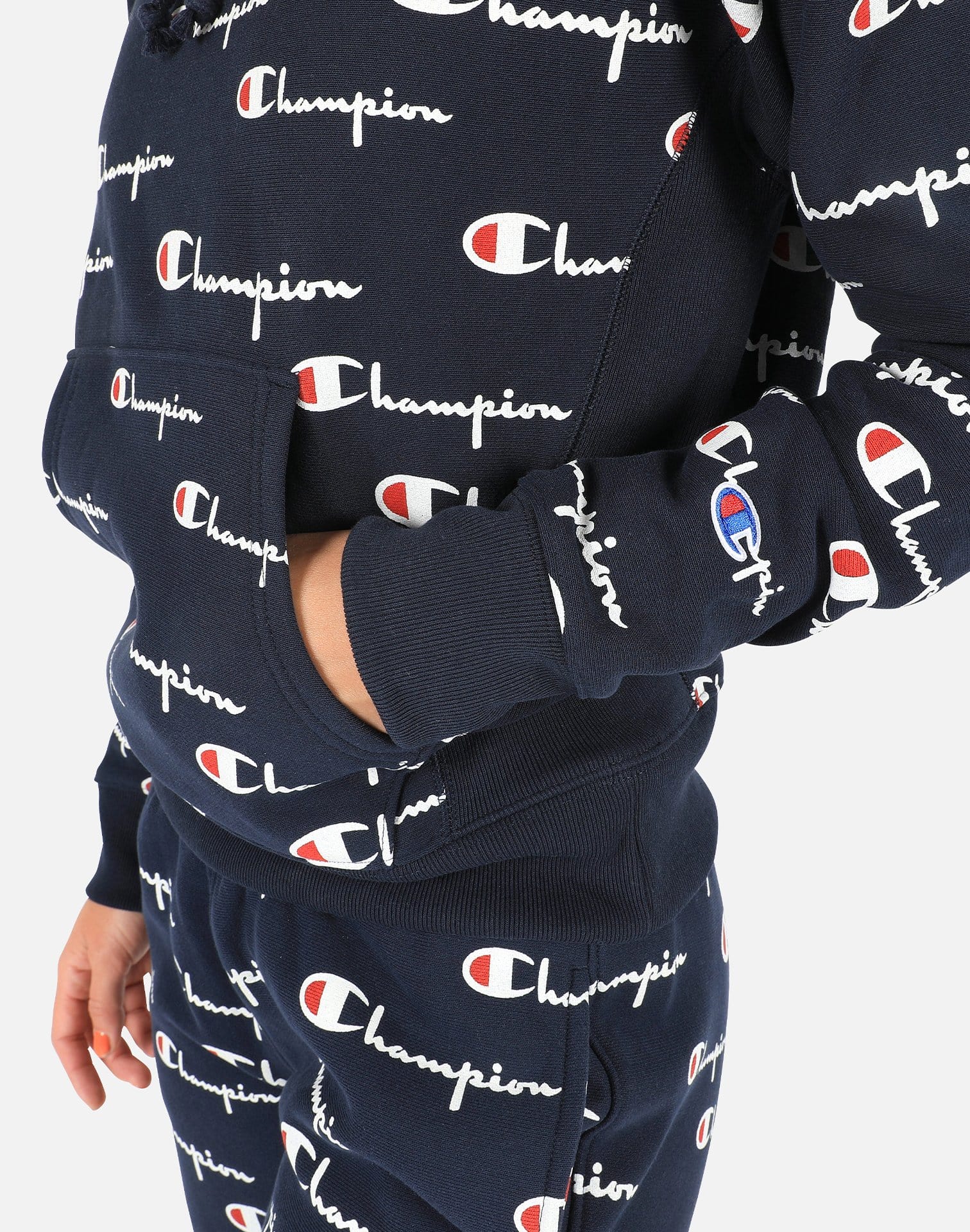 Champion Women's AOP Script Hoodie