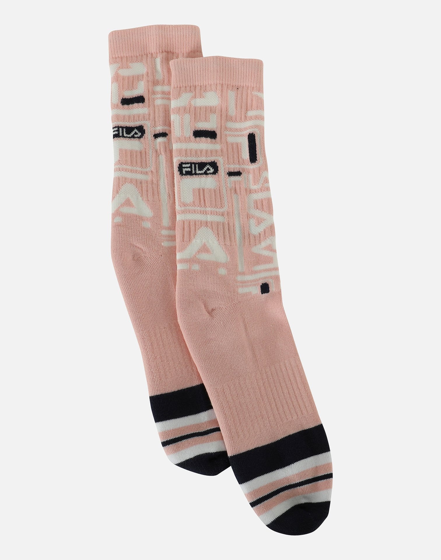 FILA Heritage Mix Logo Crew Socks