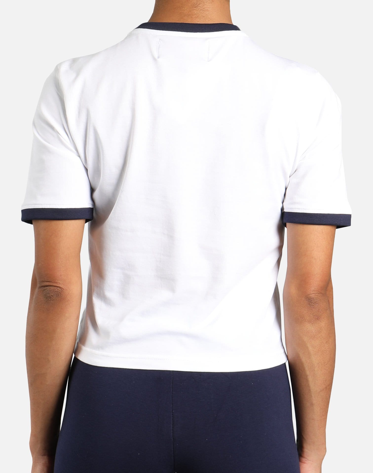 Fila Tionne Crop Tee (White/Navy)