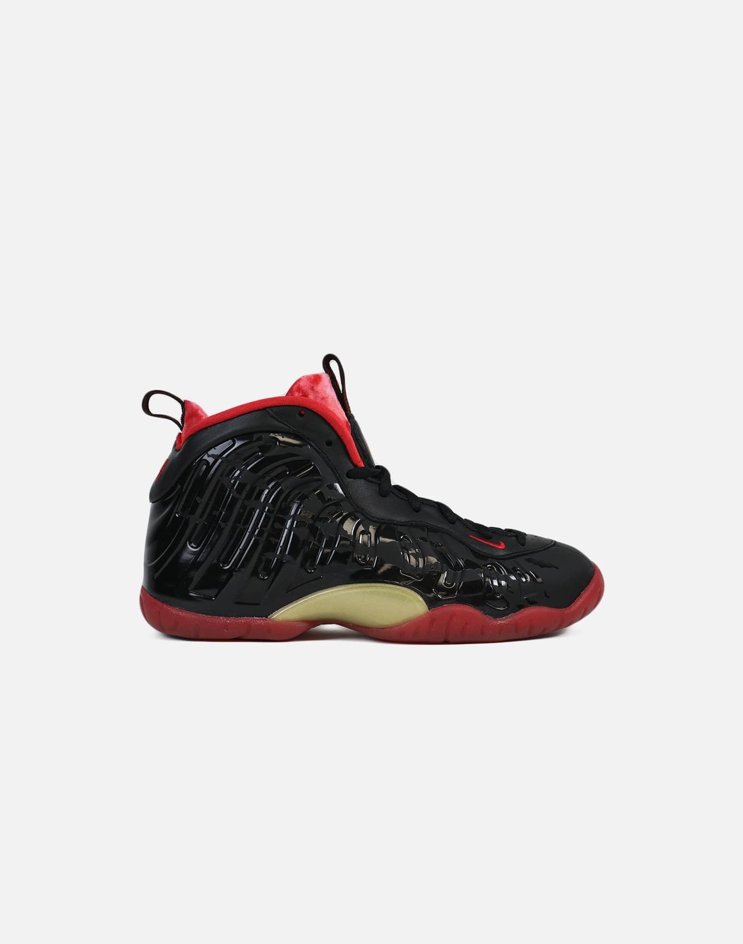 Nike Little Posite One 'Vamposite' Grade-School (Black/University Red-Metallic Gold)