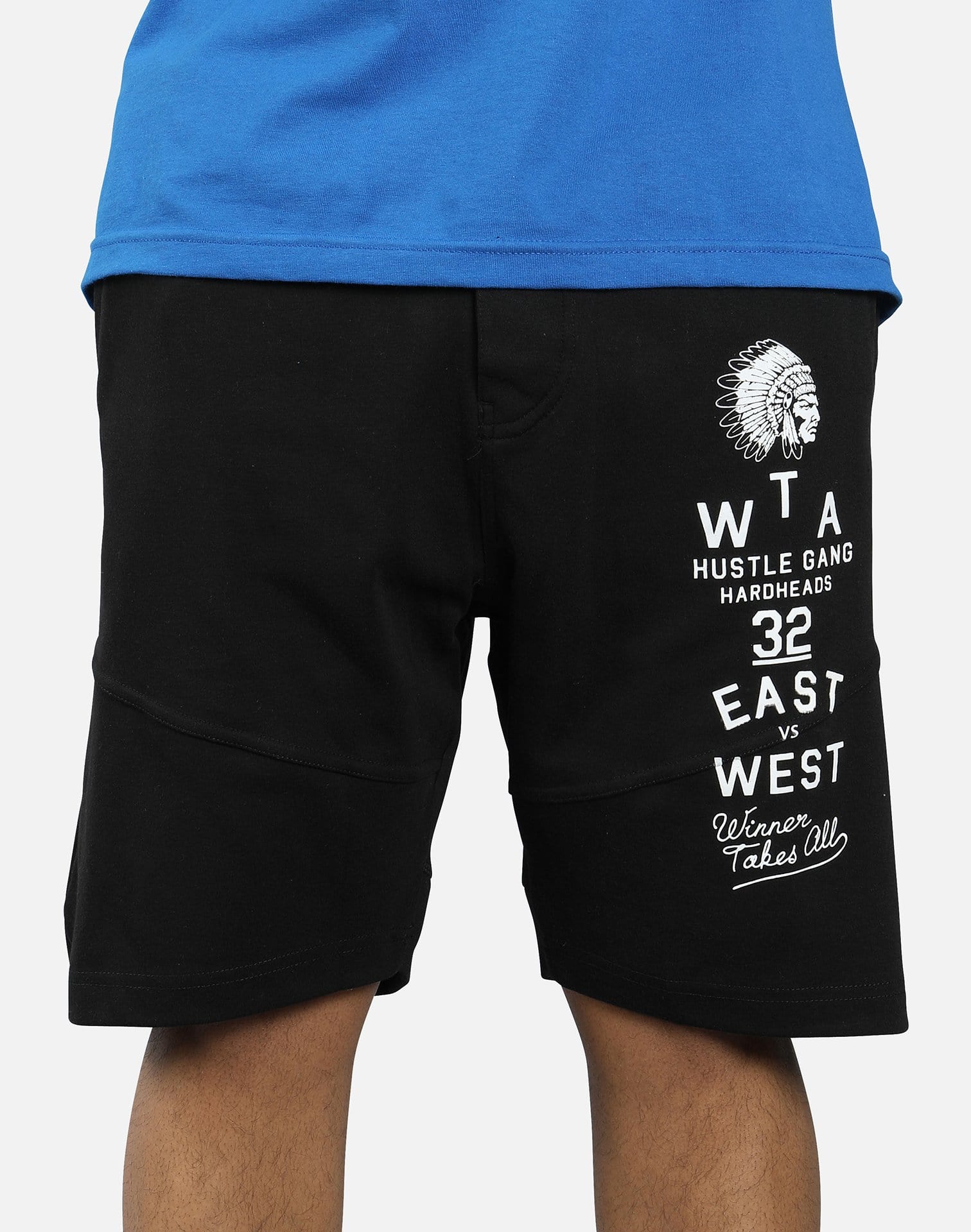 Hustle Gang Star Patch Shorts