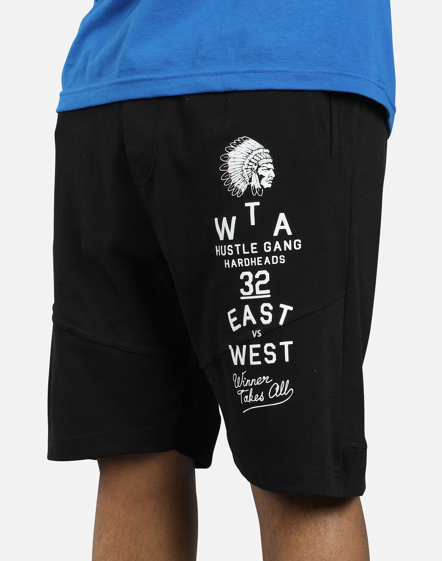 Hustle Gang Star Patch Shorts
