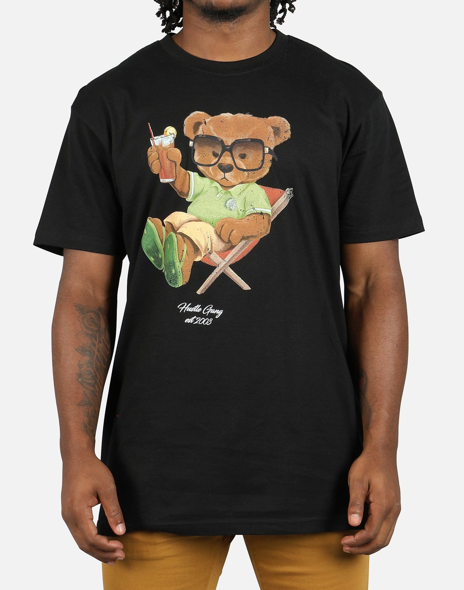 Hustle Gang Men's Bear Vacay Tee