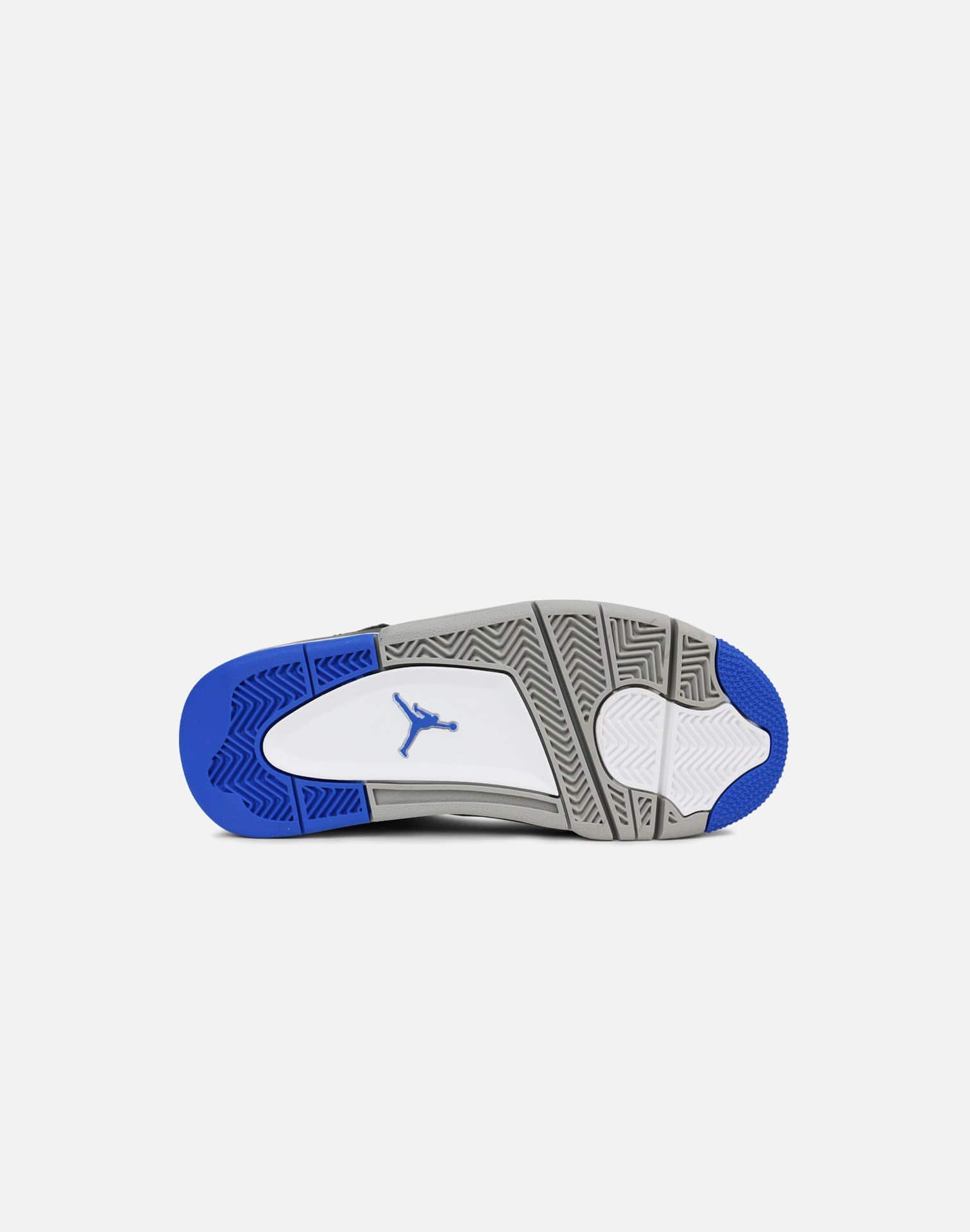 Jordan Air Jordan 4 Retro 'Motorsport Away' Grade-School (Black/Game Royal-Matte Silver)