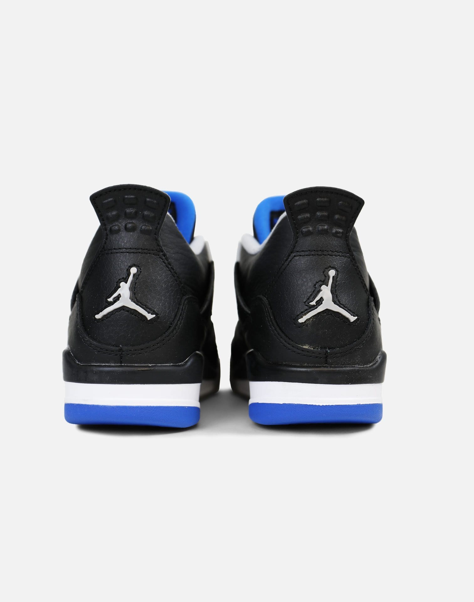 Jordan Air Jordan 4 Retro 'Motorsport Away' Grade-School (Black/Game Royal-Matte Silver)