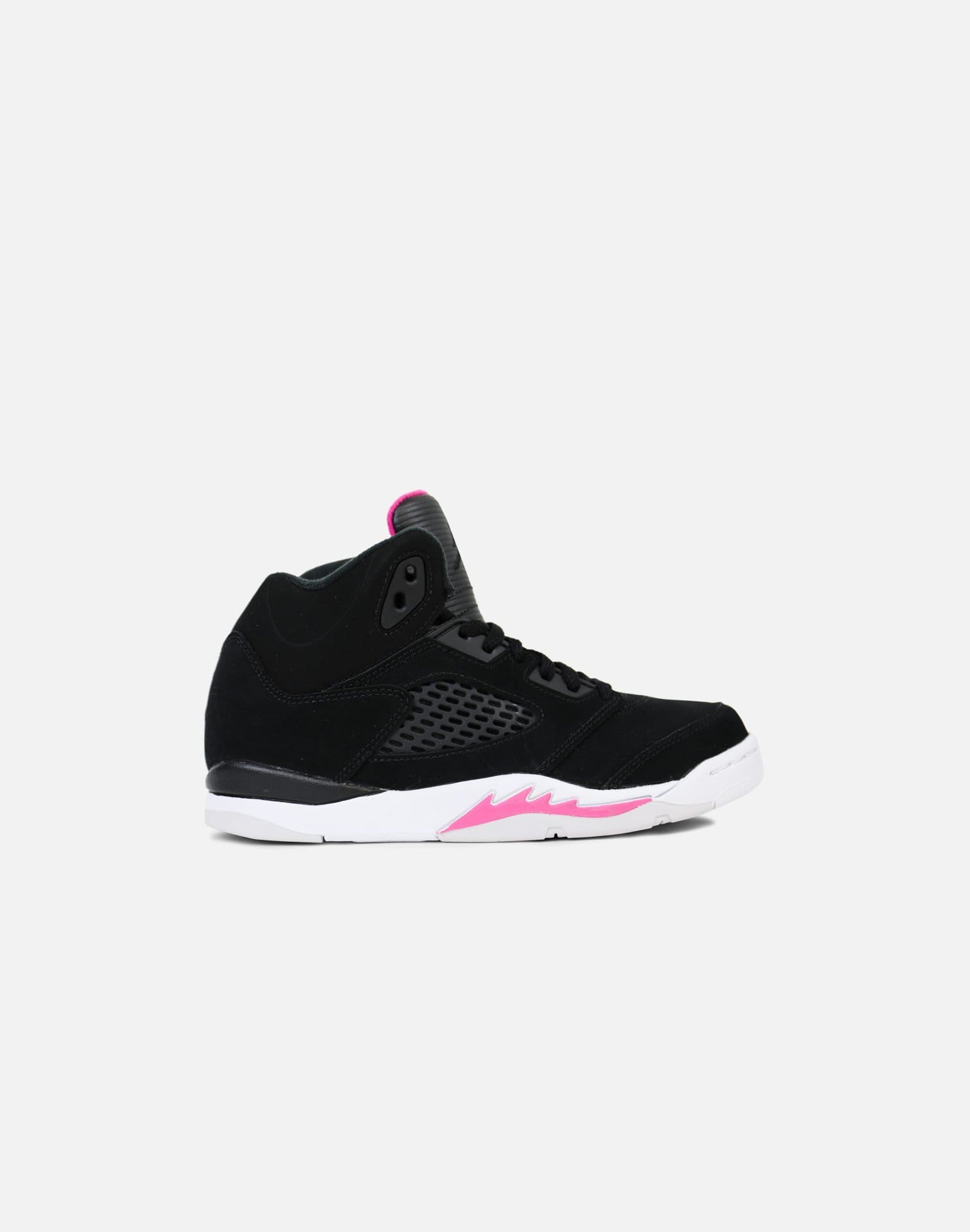 Jordan Air Jordan 5 Retro 'Deadly Pink' Pre-School (Black/Black-Deadly Pink-White)