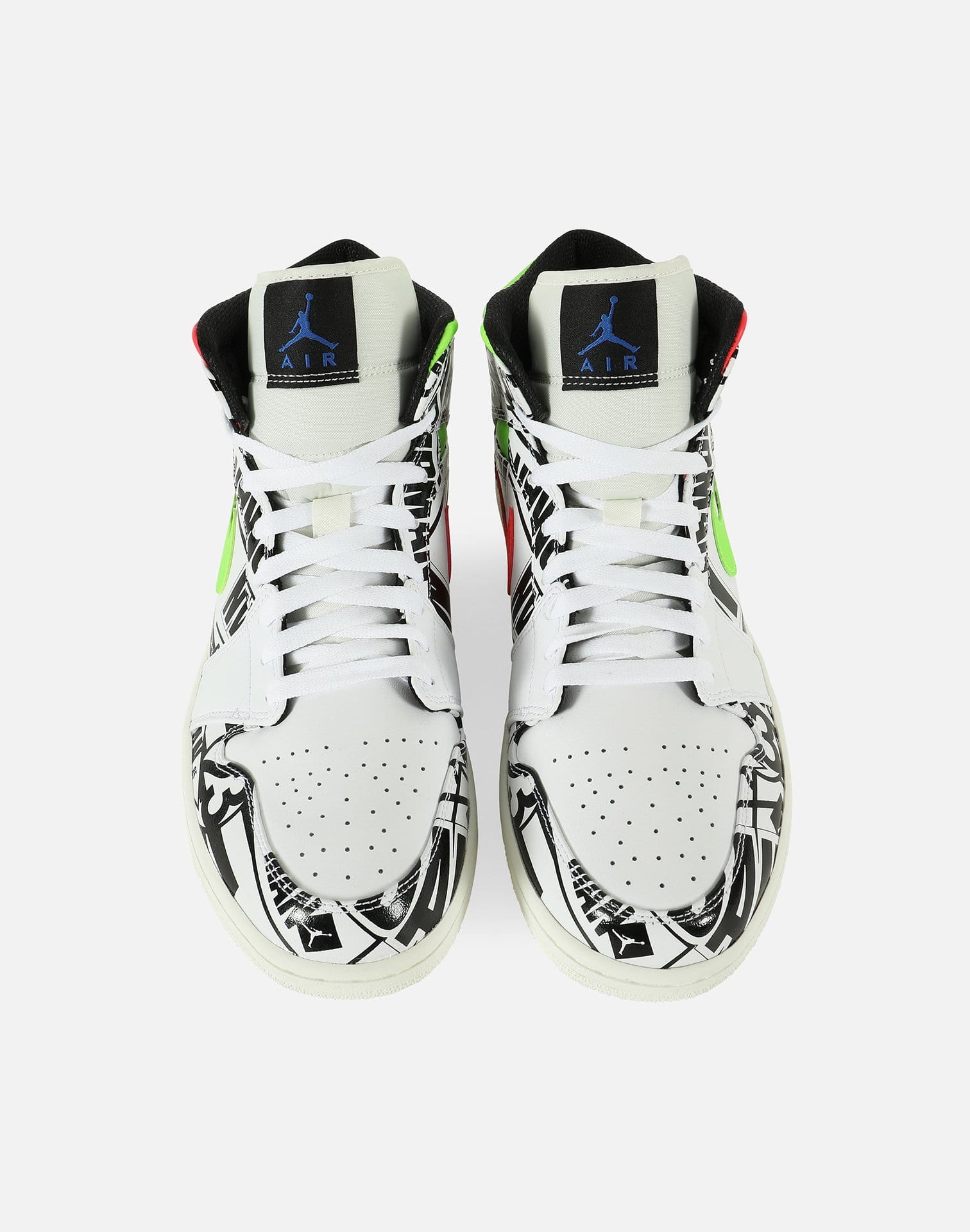 Jordan Men's Air Jordan 1 Mid 'All-Over Logos'