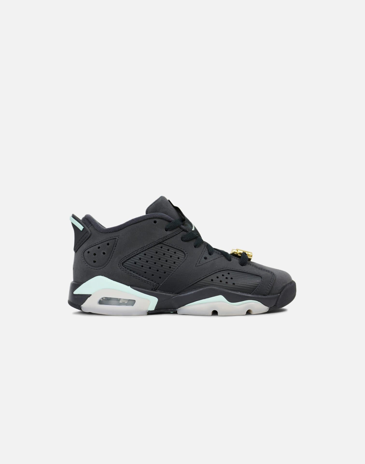 Jordan Air Jordan 6 Retro Low Grade-School (Anthracite/Mint Foam-Metallic Gold)