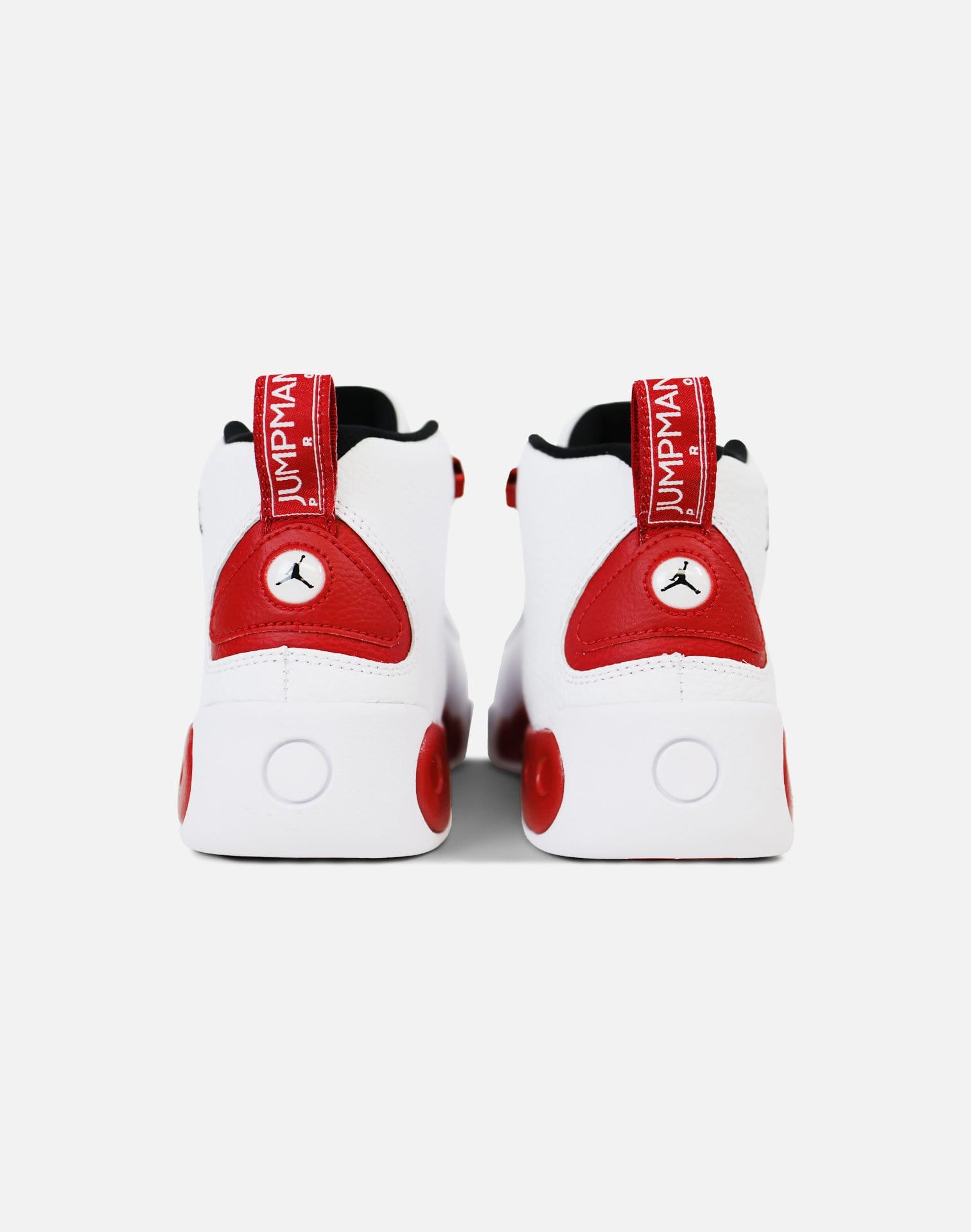 Jordan Jumpman Pro Grade-School (White/Black-Gym Red)