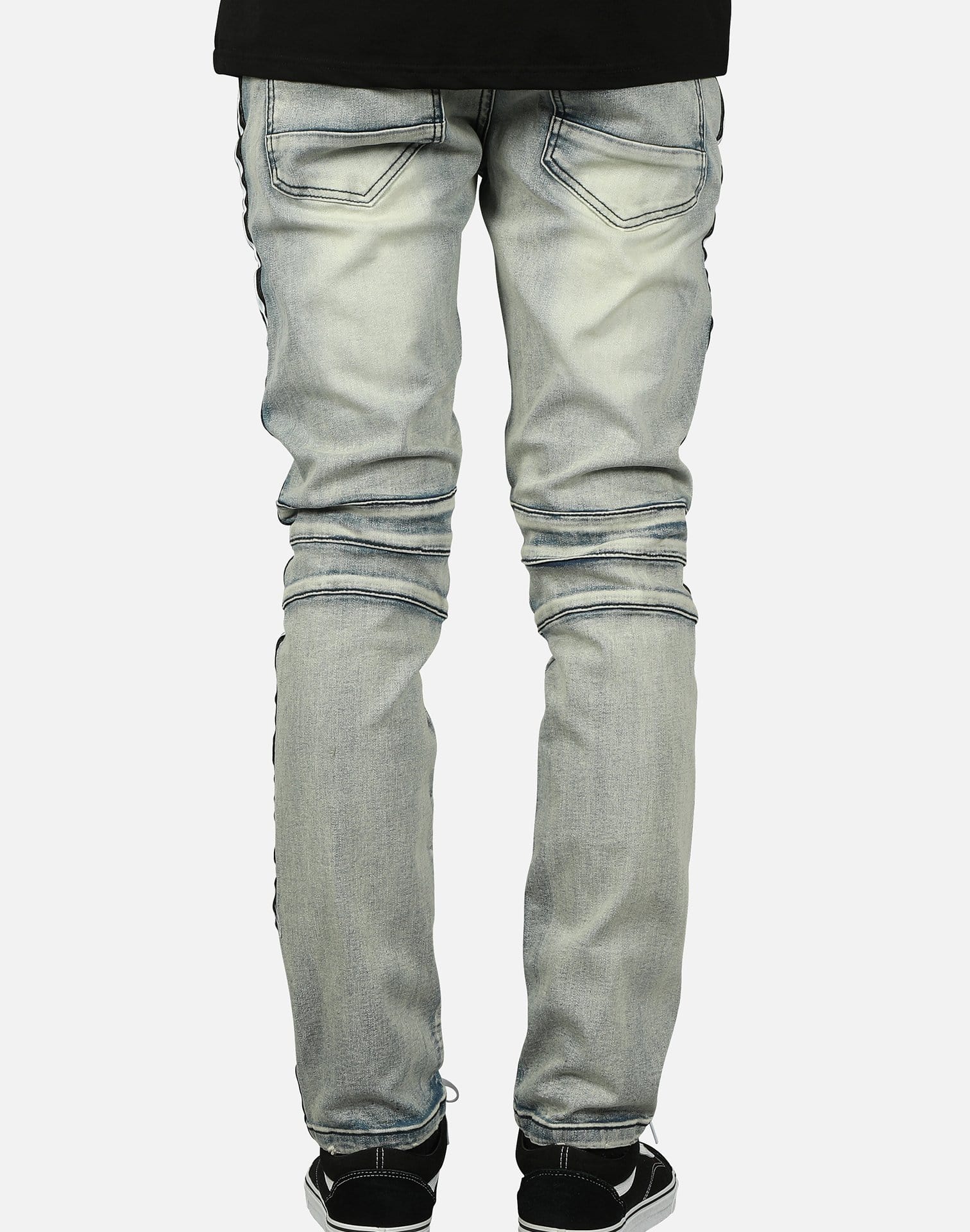 Kilogram STRIPED MOTOR JEANS