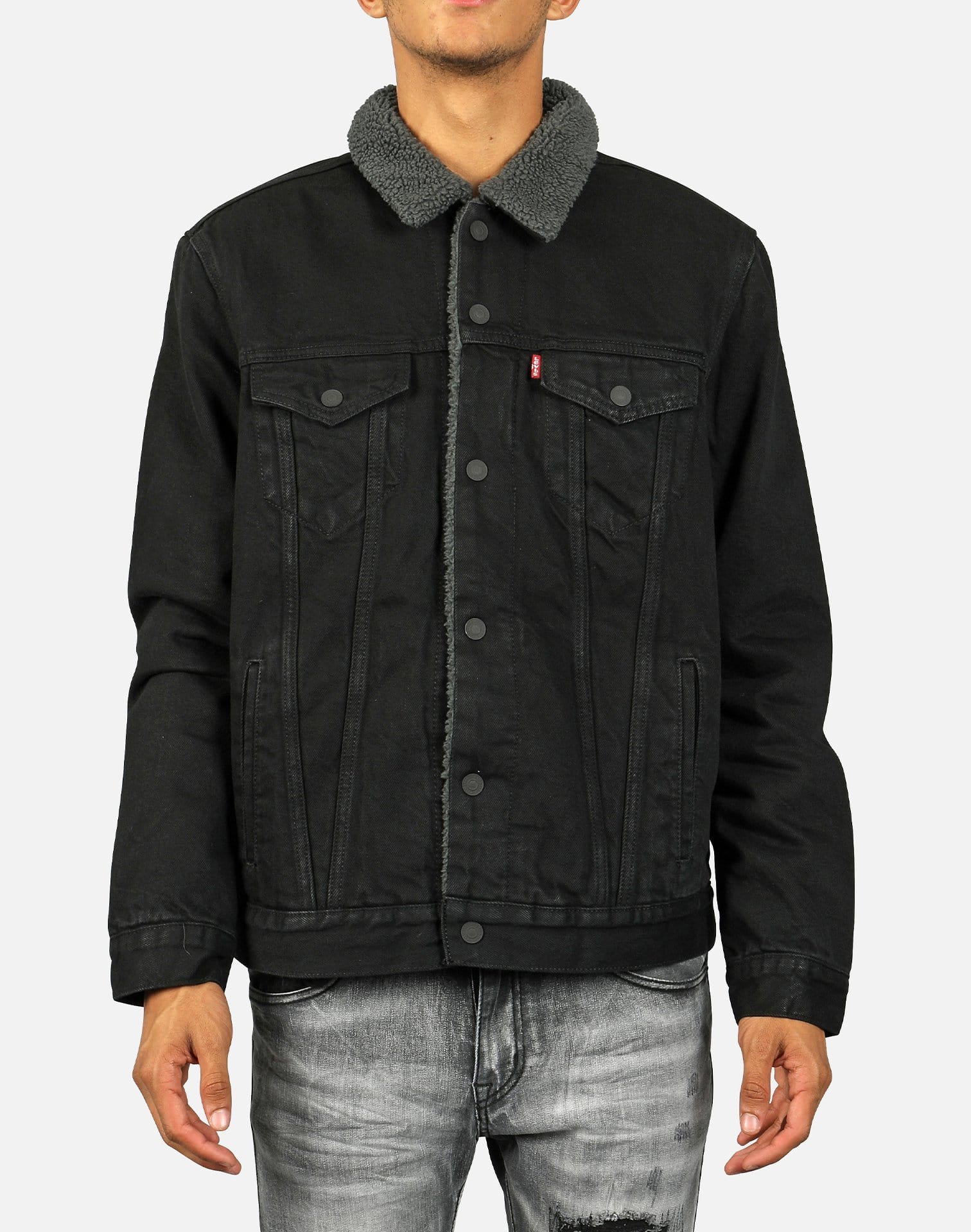 Levi's Men's Sherpa Trucker Denim Jacket