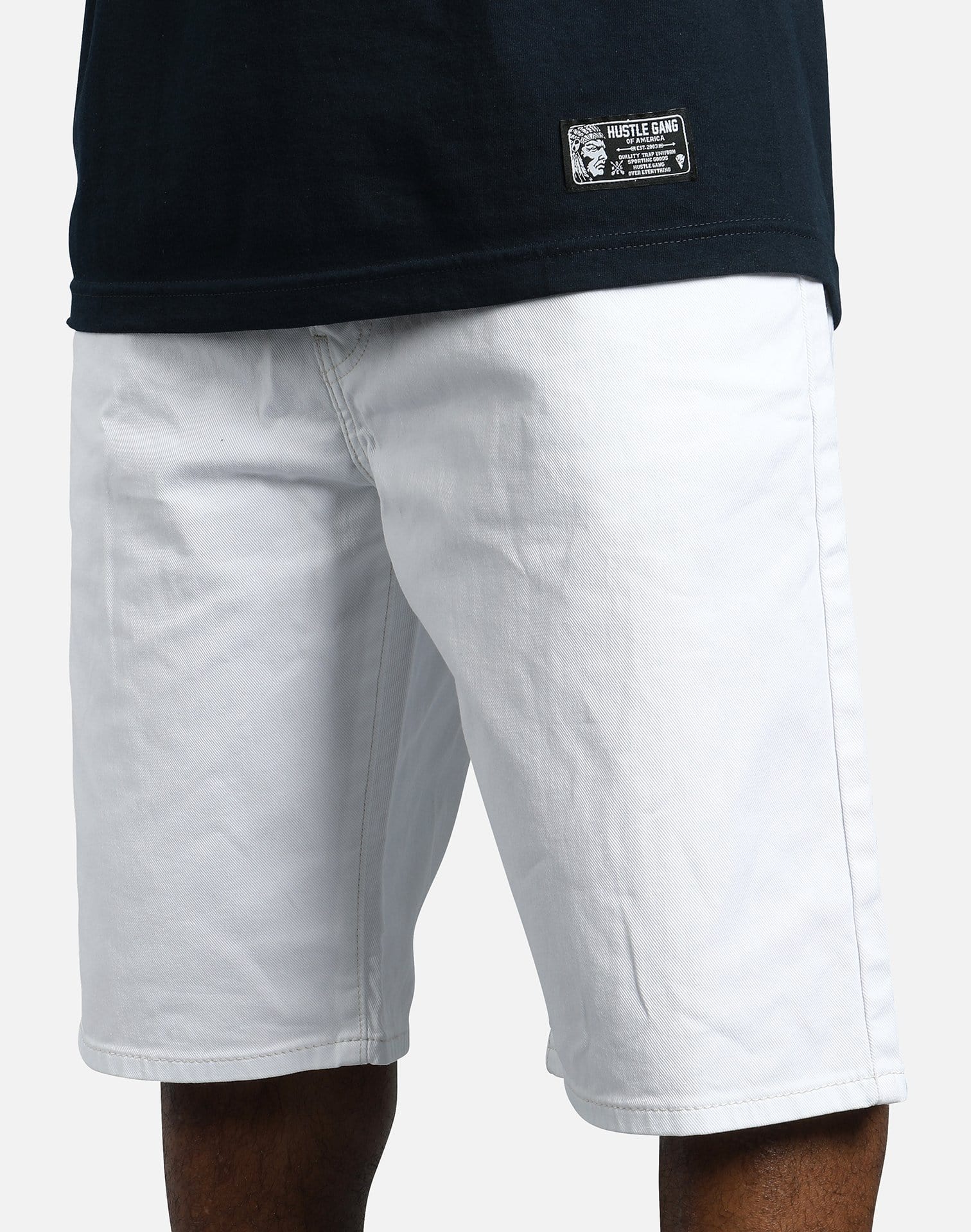 Levi's 569 Denim Shorts (White)