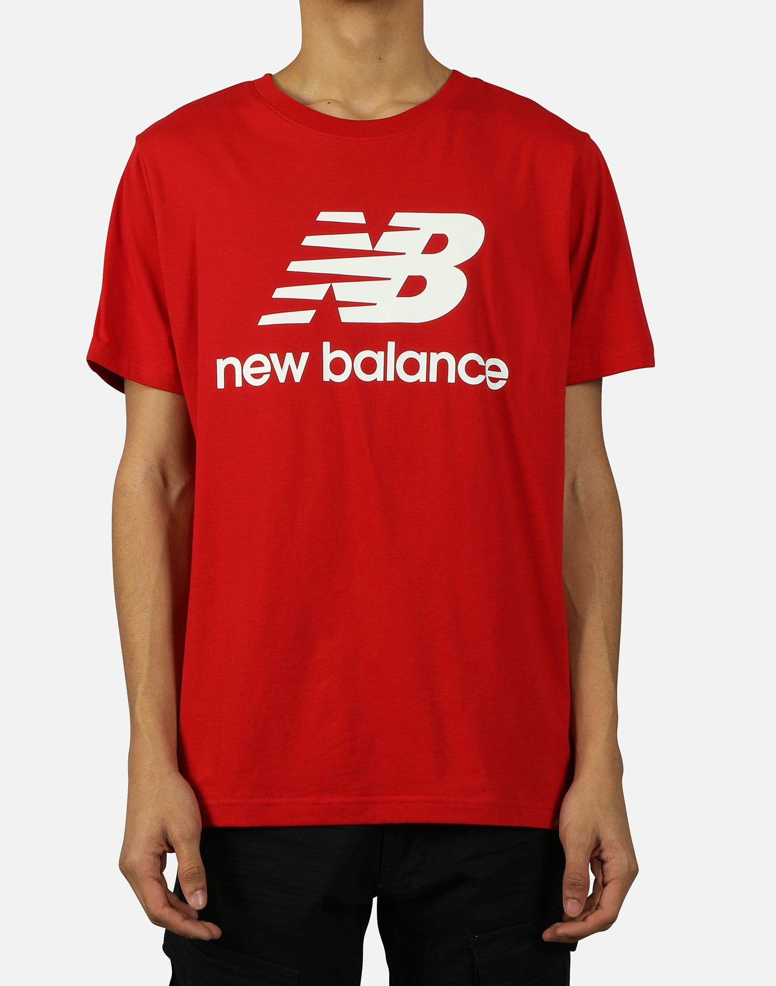 New Balance Essentials Stacked Logo Tee