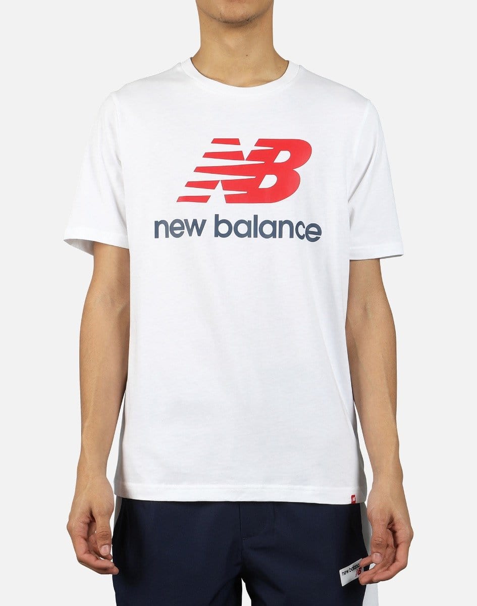 New Balance Men's Essentials Stacked Logo Tee