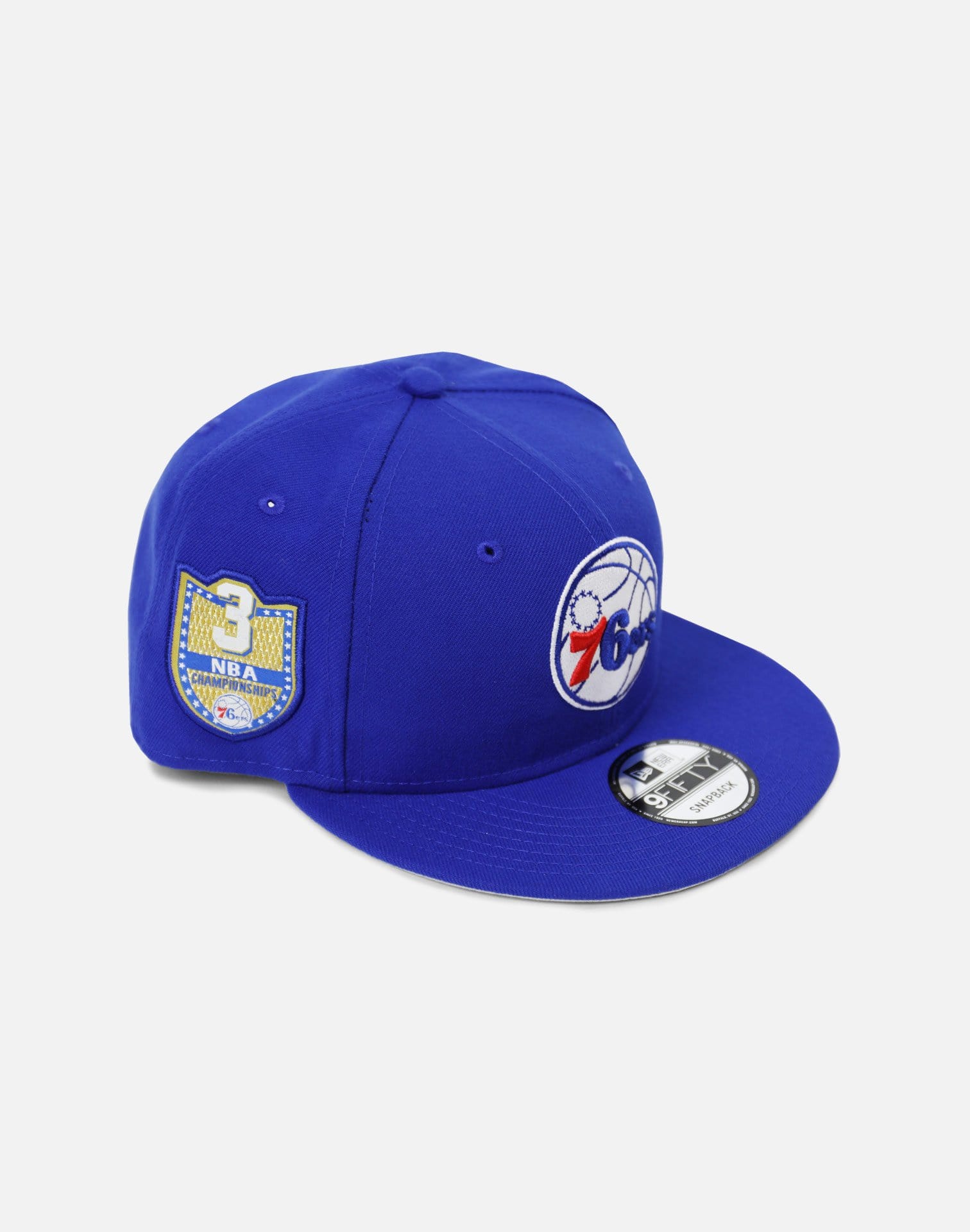 New Era Philadelphia 76ers Golden Hit Snapback Hat (Blue)