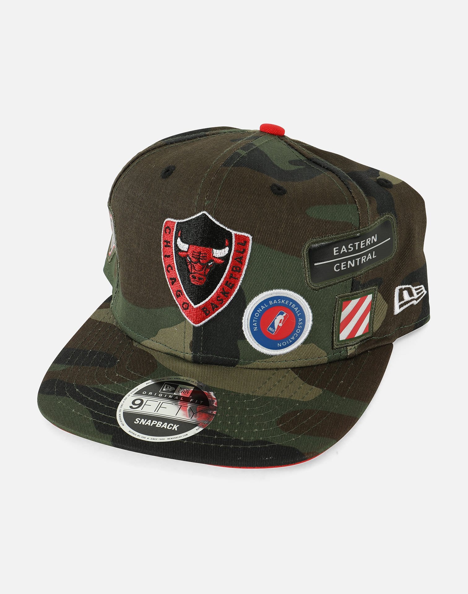 New Era NBA CHICAGO BULLA WOODLAND PATCH EXCLUSIVE 9FIFTY SNAPBACK