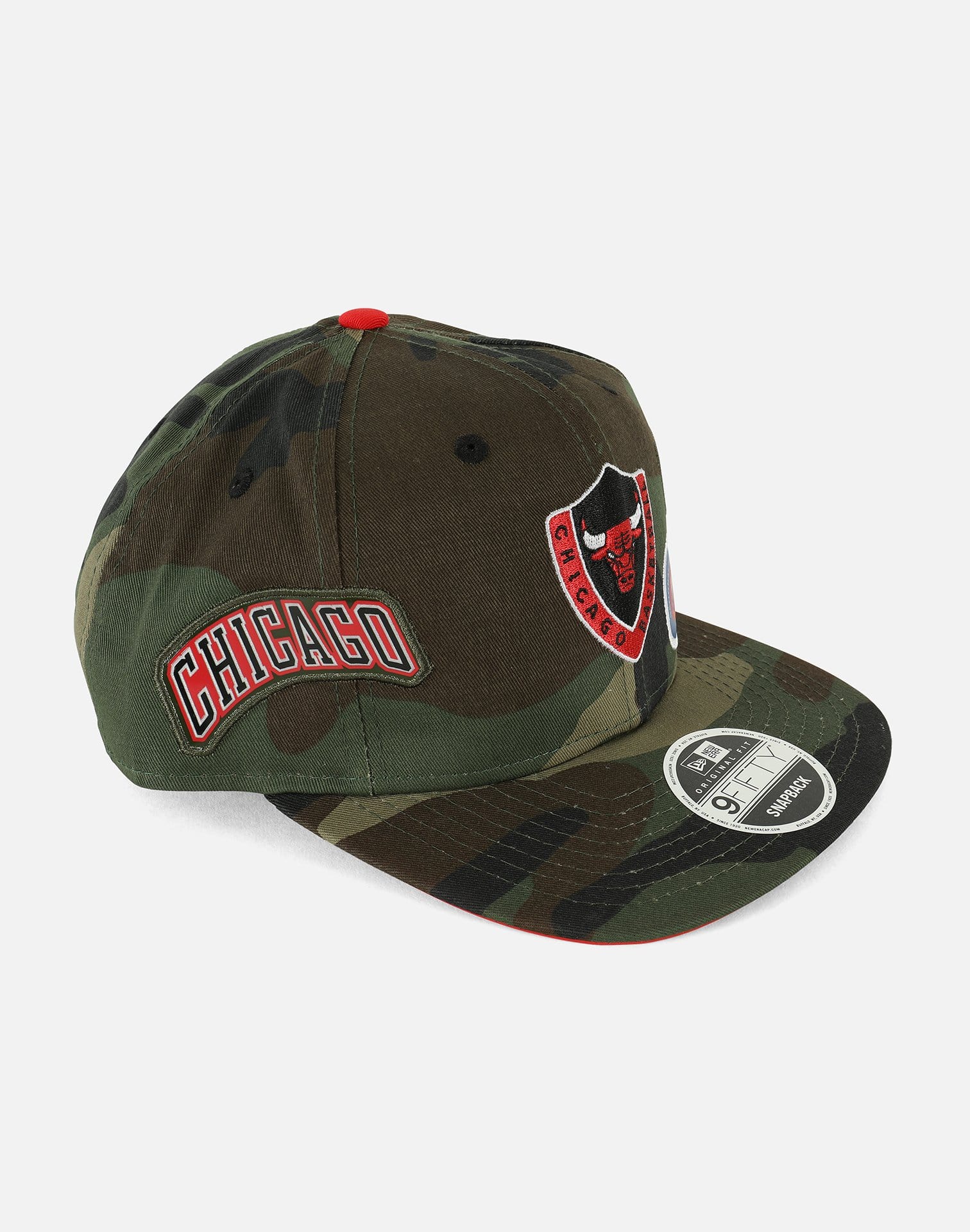 New Era NBA CHICAGO BULLA WOODLAND PATCH EXCLUSIVE 9FIFTY SNAPBACK