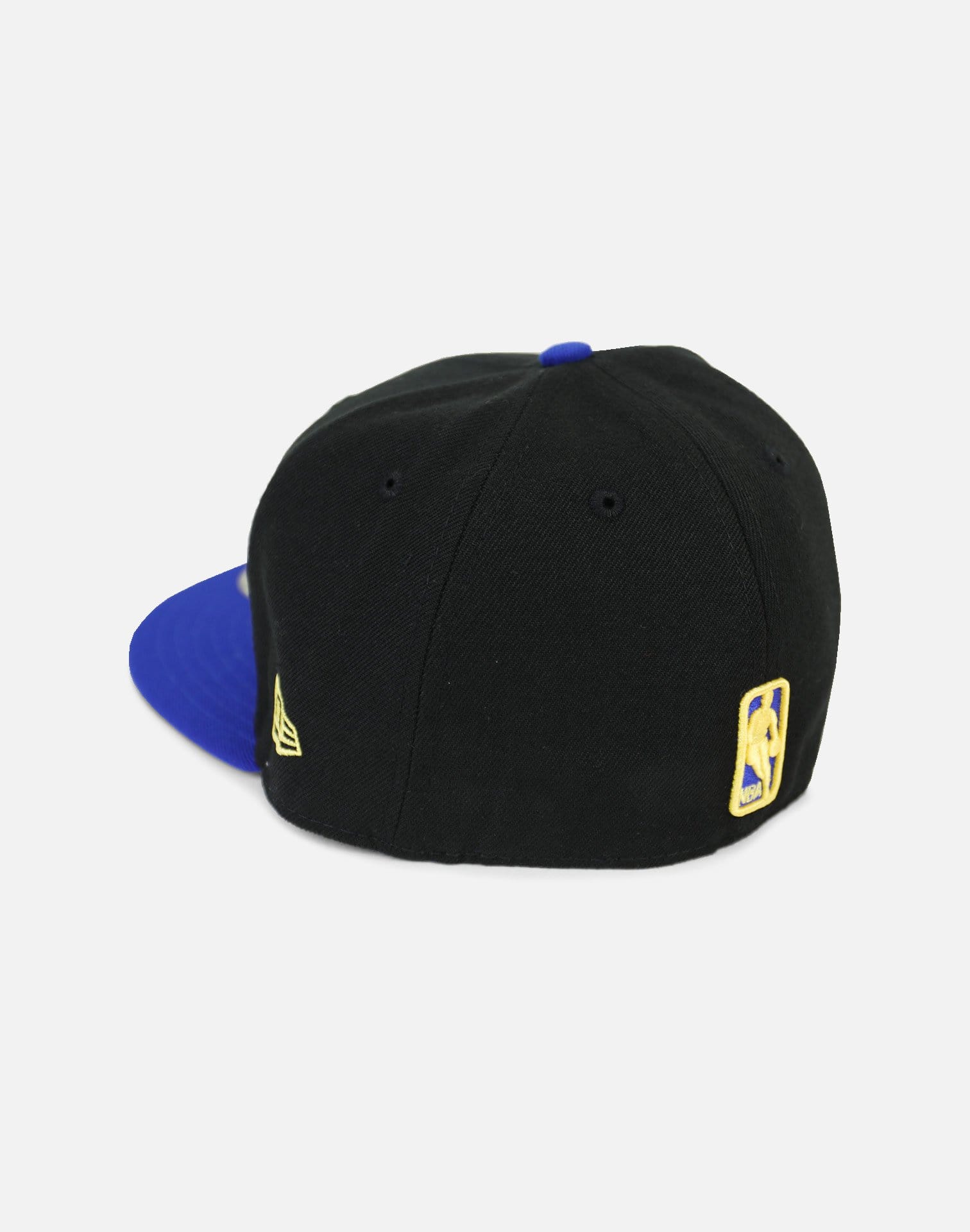 New Era Golden State Warriors Authentic Fitted Hat (Black/Blue)