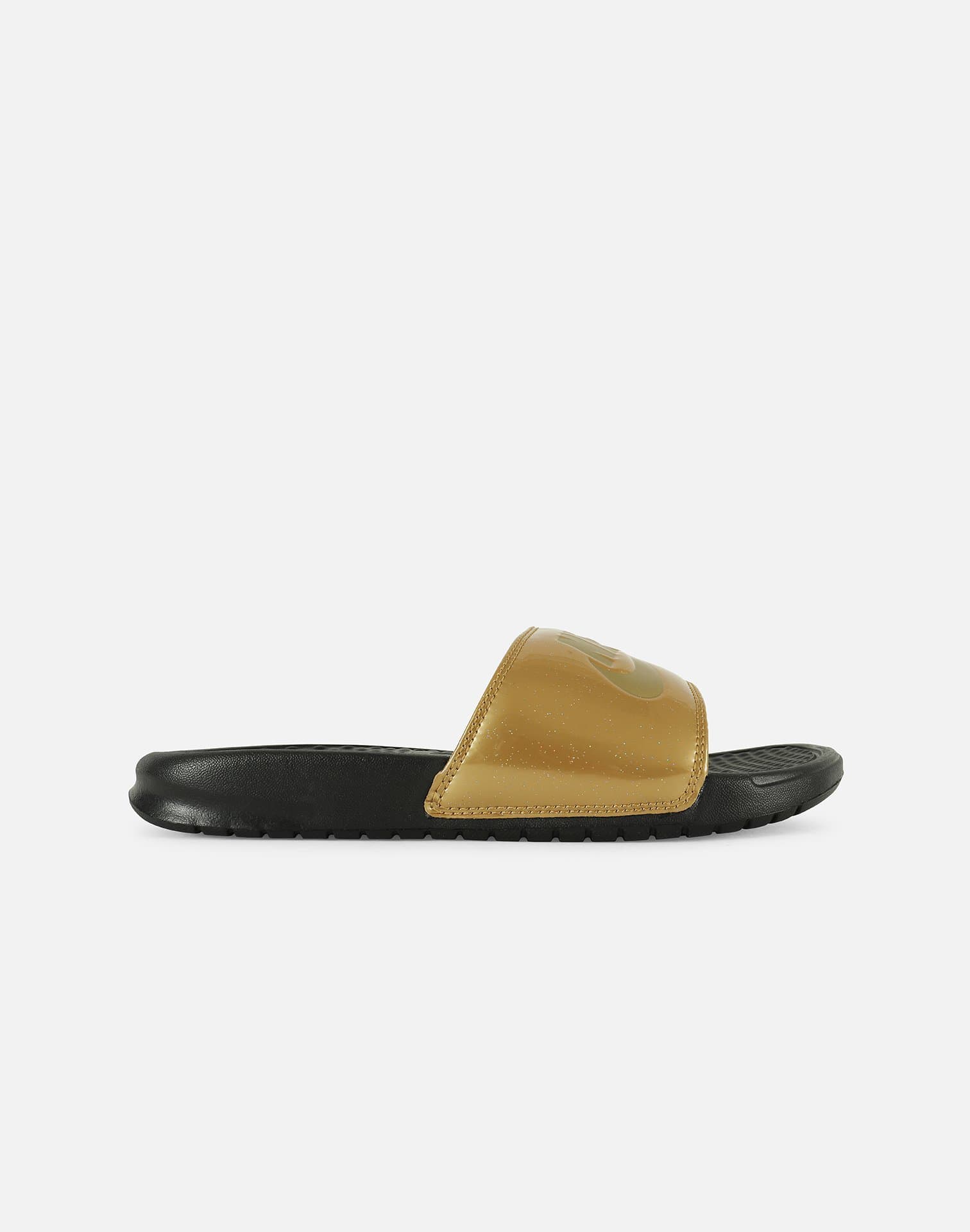 Nike Women's Benassi JDI Metallic Slides