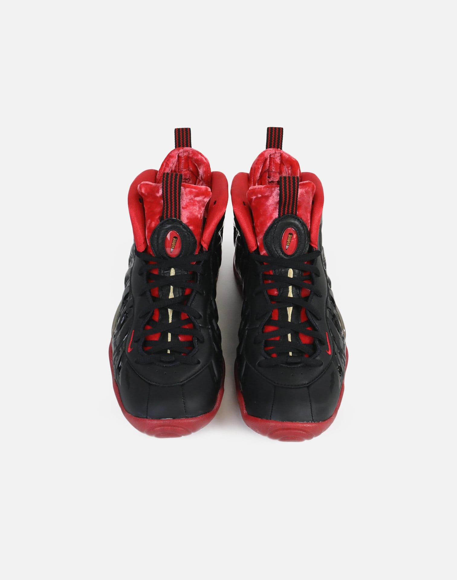 Nike Little Posite One 'Vamposite' Grade-School (Black/University Red-Metallic Gold)
