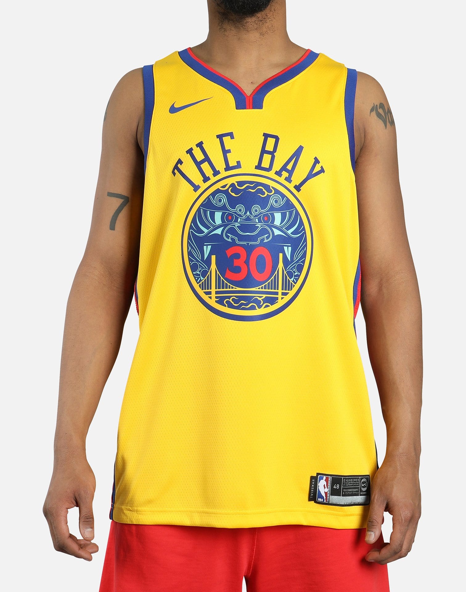 Nike NBA Stephen Curry Golden State Warriors City Edition Swingman Jersey