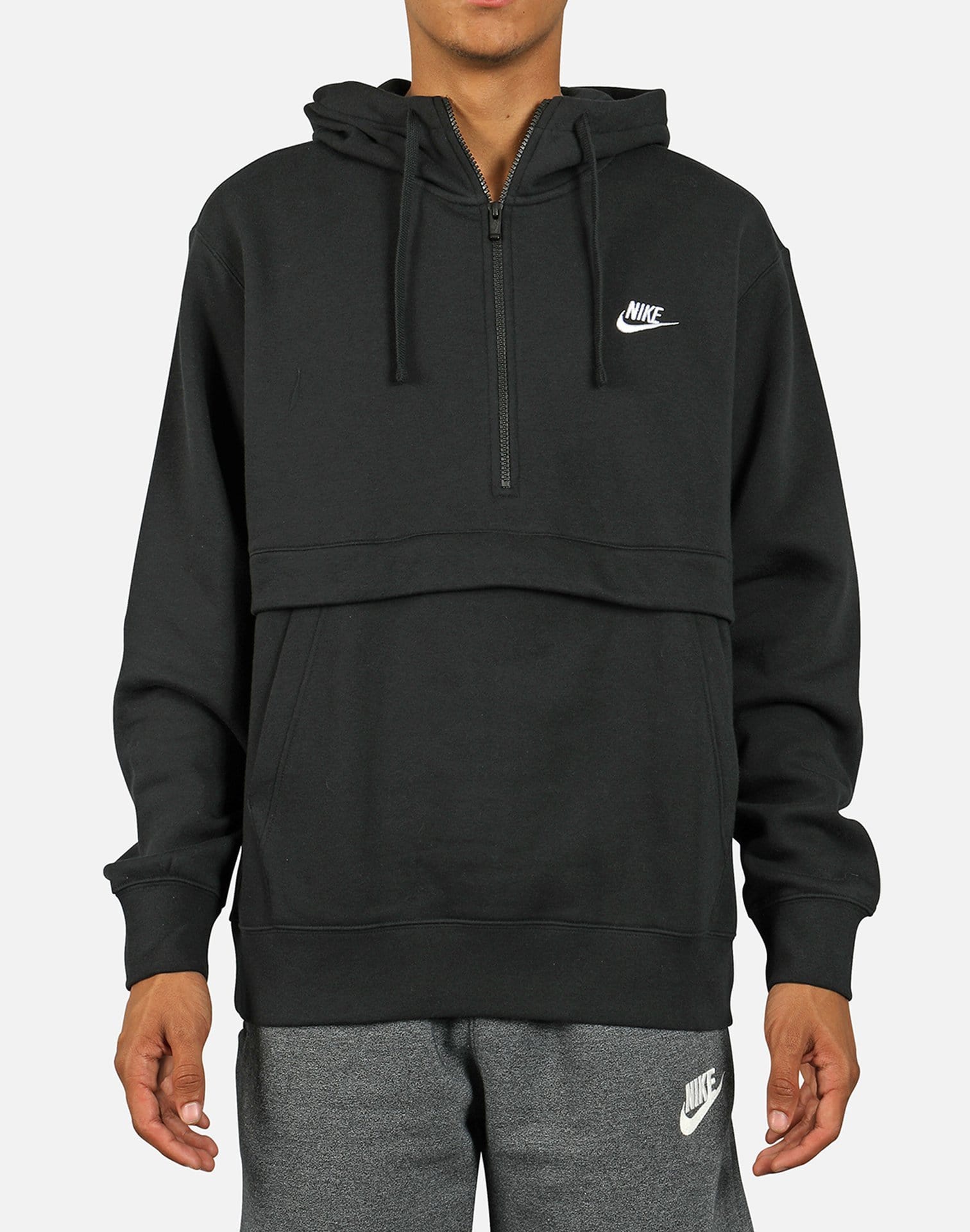 Nike Men's NSW Club Fleece Half-Zip Hoodie