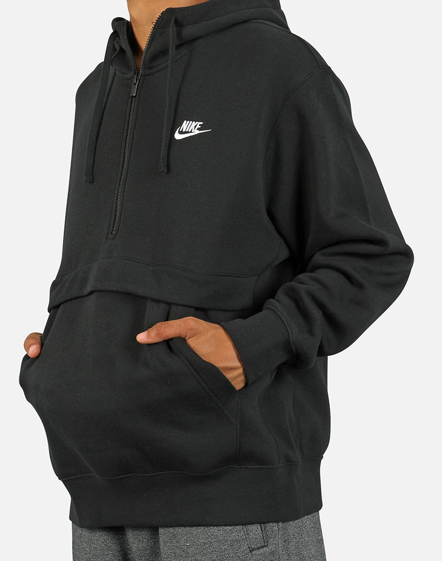 Nike Men's NSW Club Fleece Half-Zip Hoodie