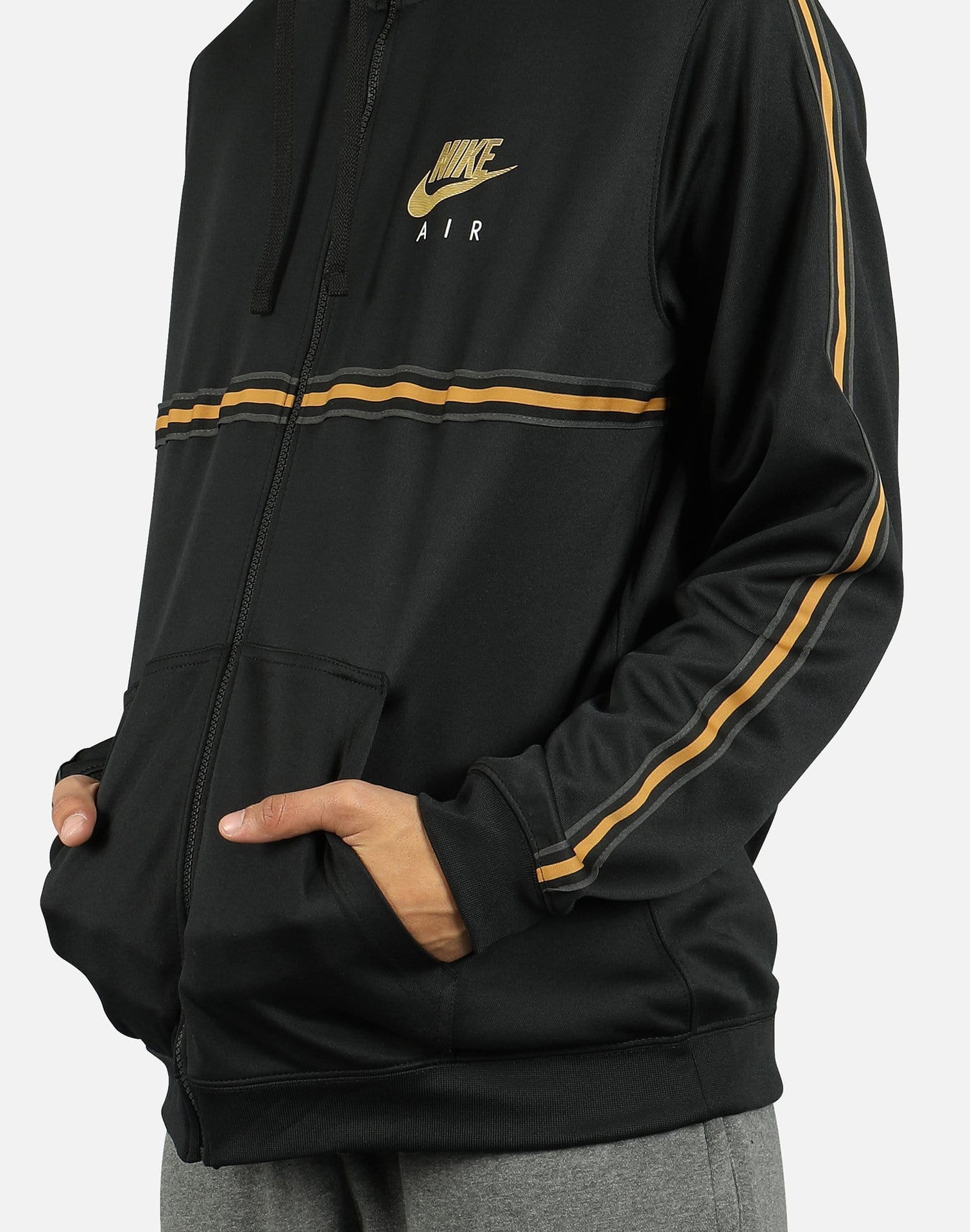 Nike NSW Men's Club Polyknit Metallic Full-Zip Jacket