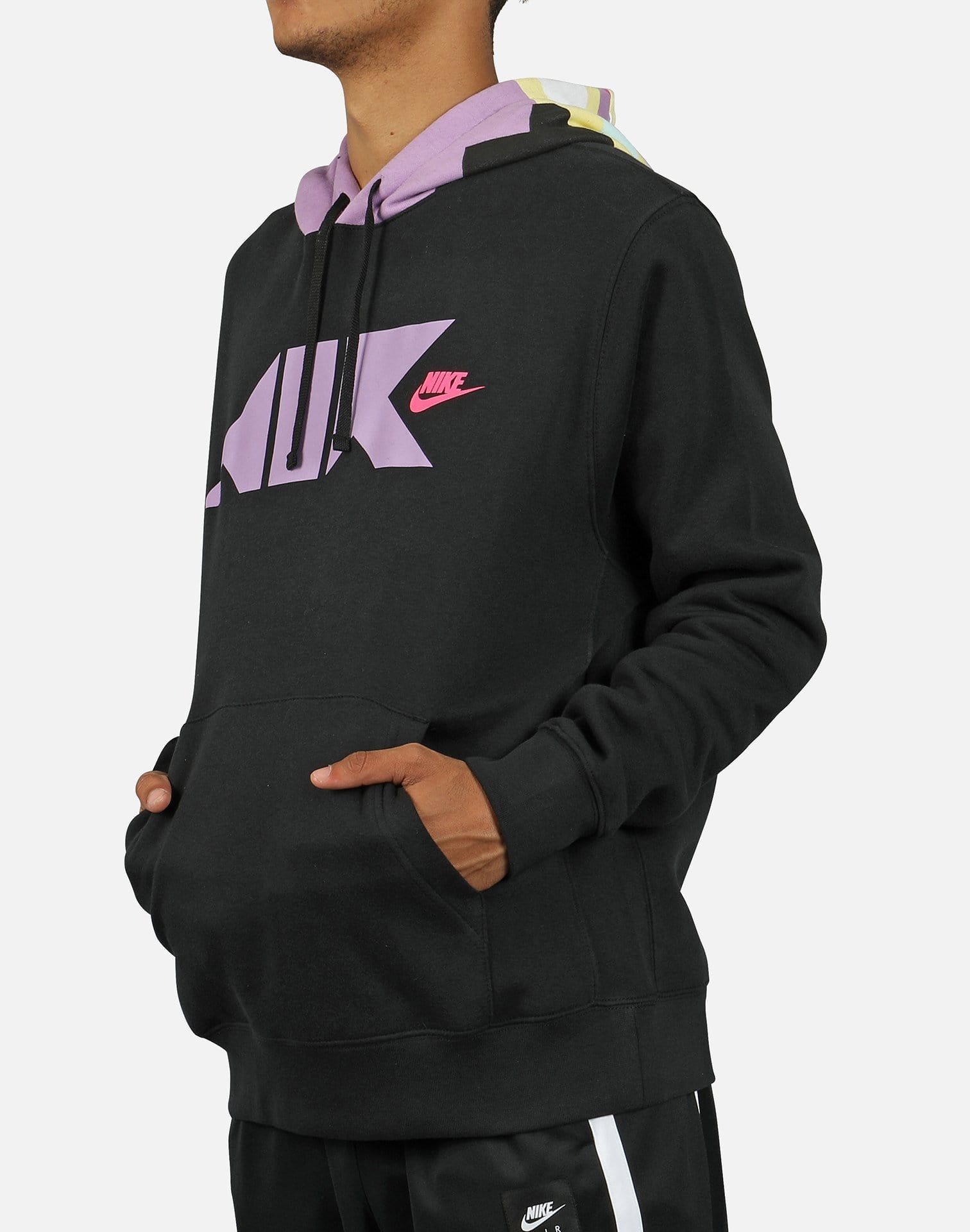Nike Men's NSW Club Fleece Geometric Hoodie