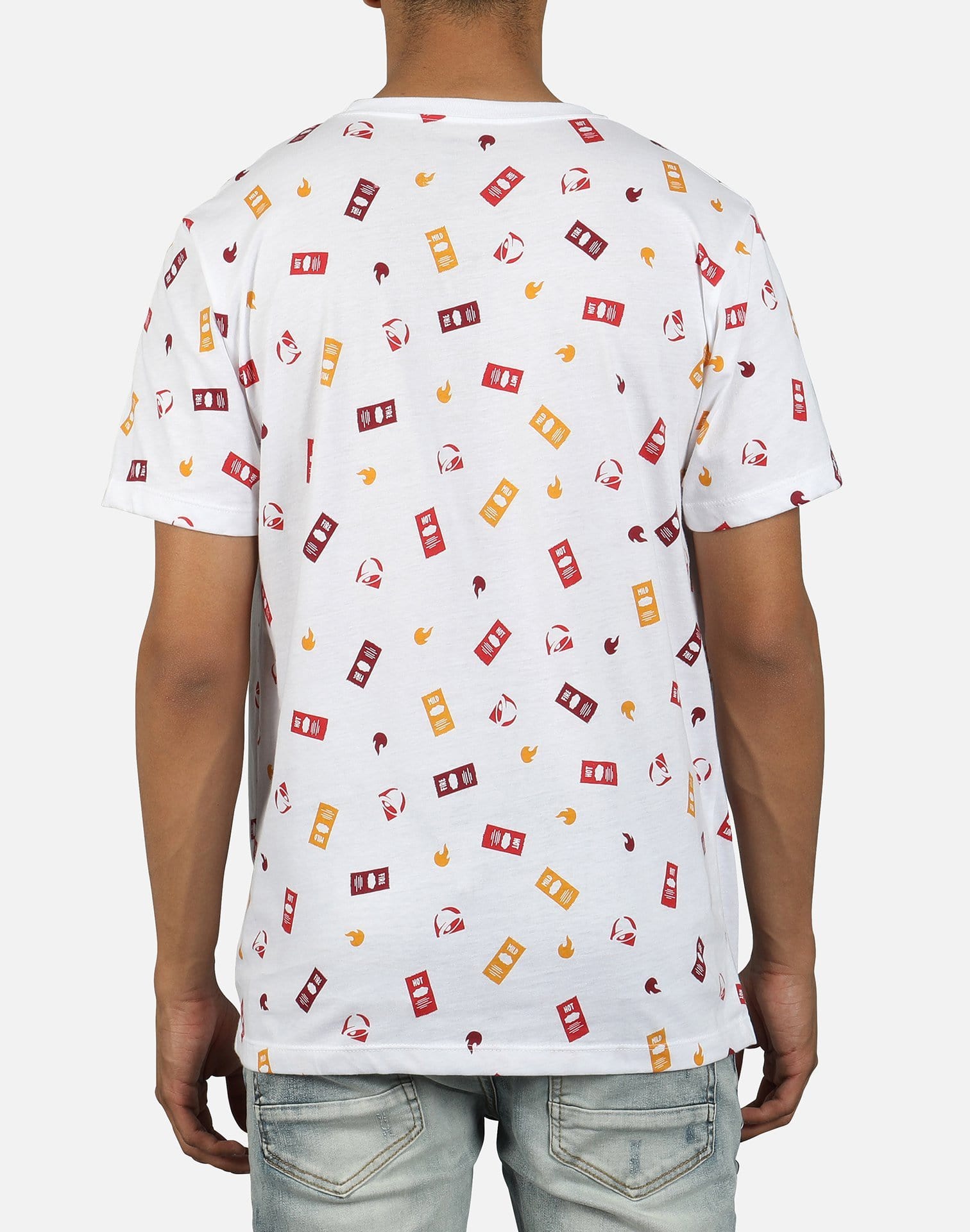 Ripple Junction Men's Taco Bell Sauce AOP Tee