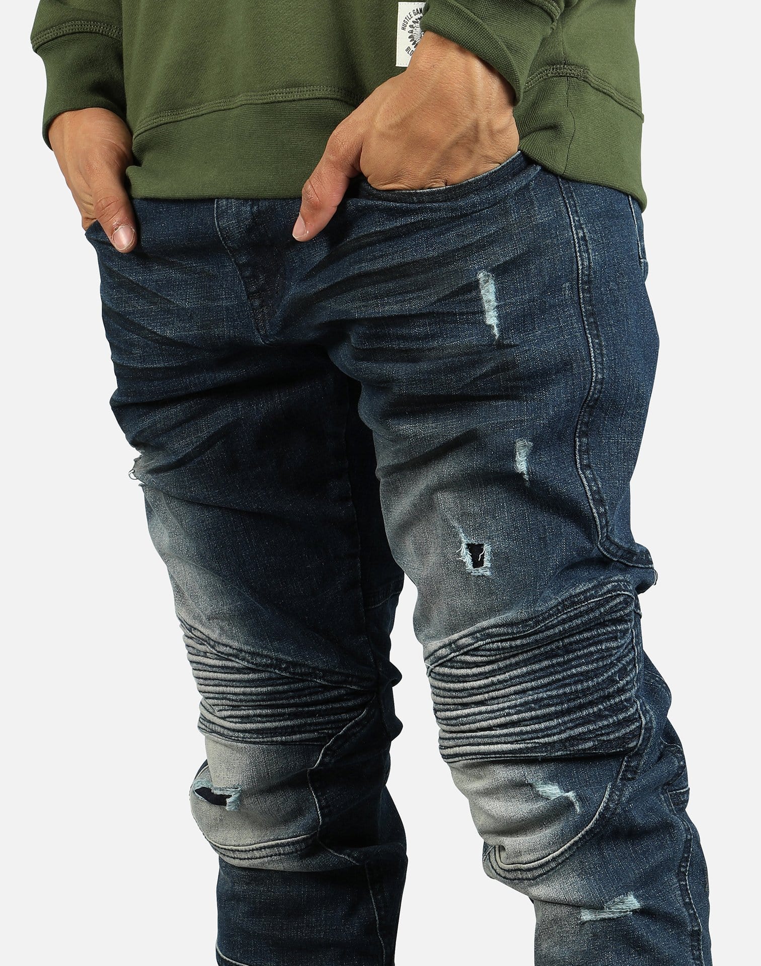 Smoke Men's Fashion Denim Jeans