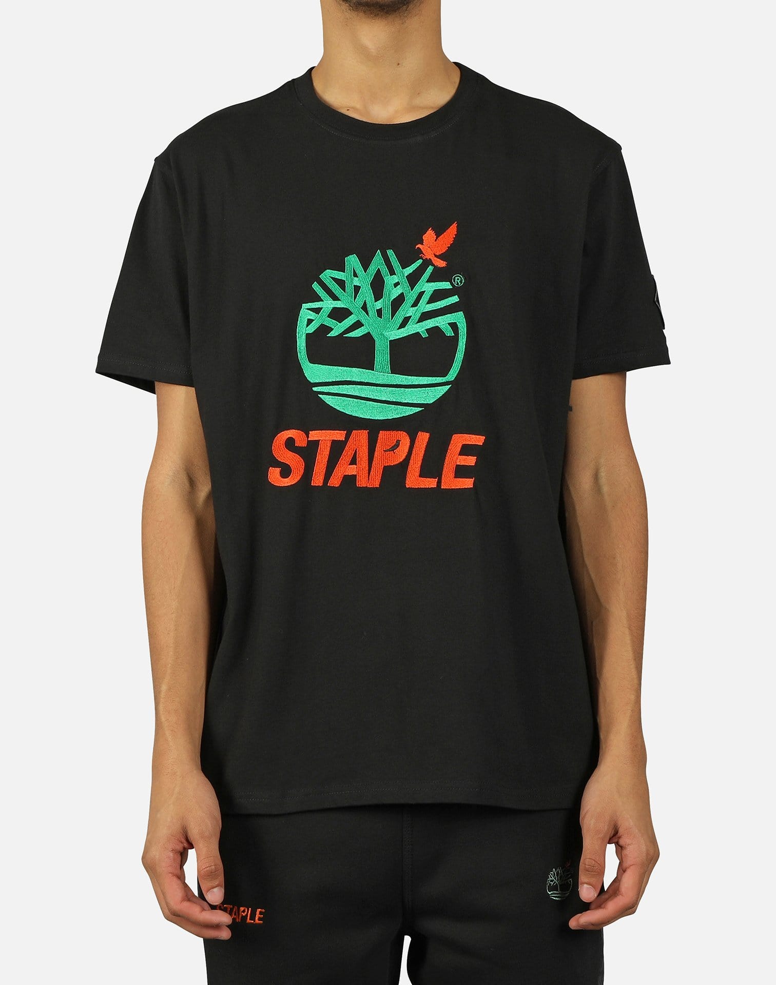 Staple STAPLE X TIMBERLAND COBRANDED LOGO TEE