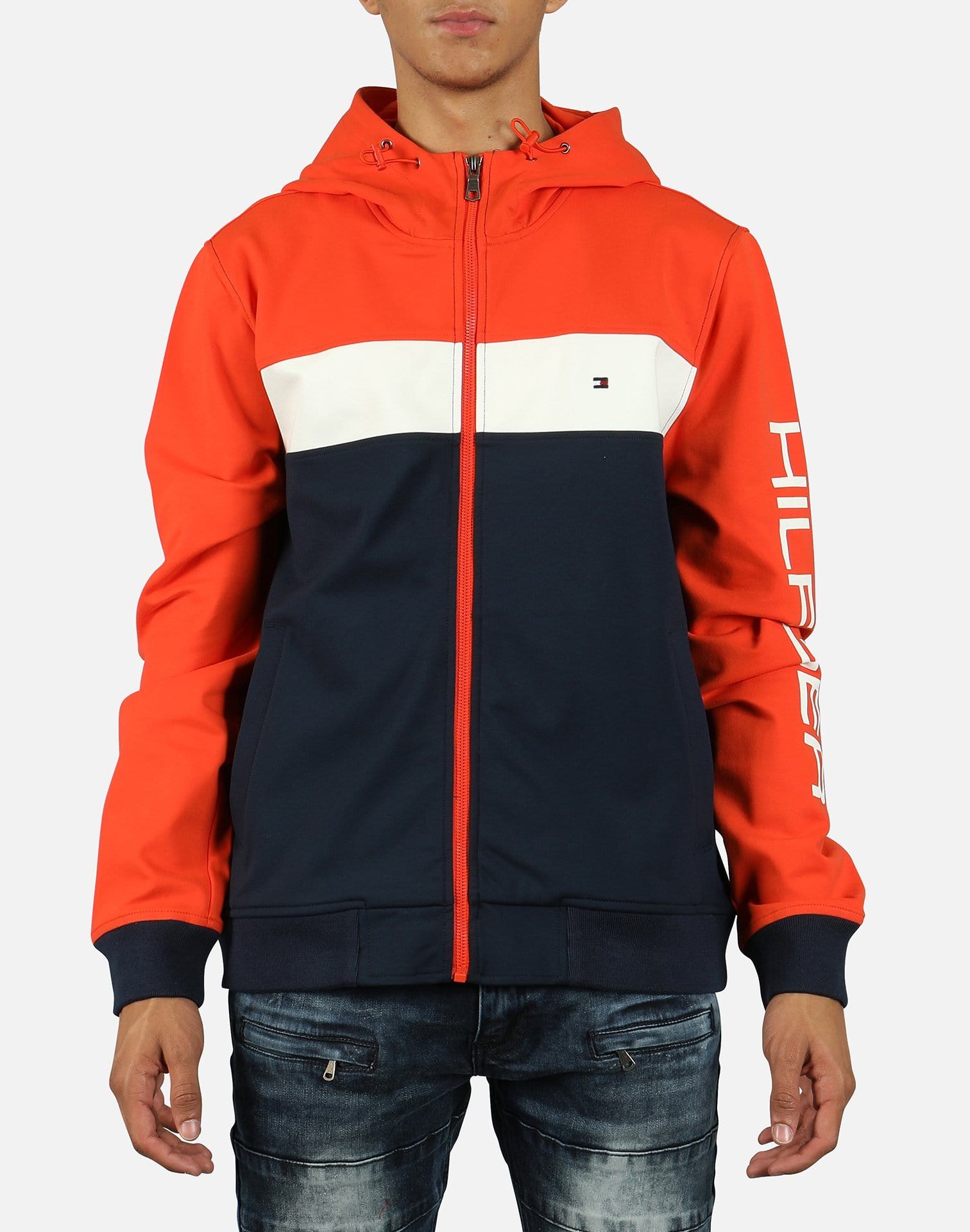 Tommy Hilfiger Men's Colorblock Full-Zip Track Jacket