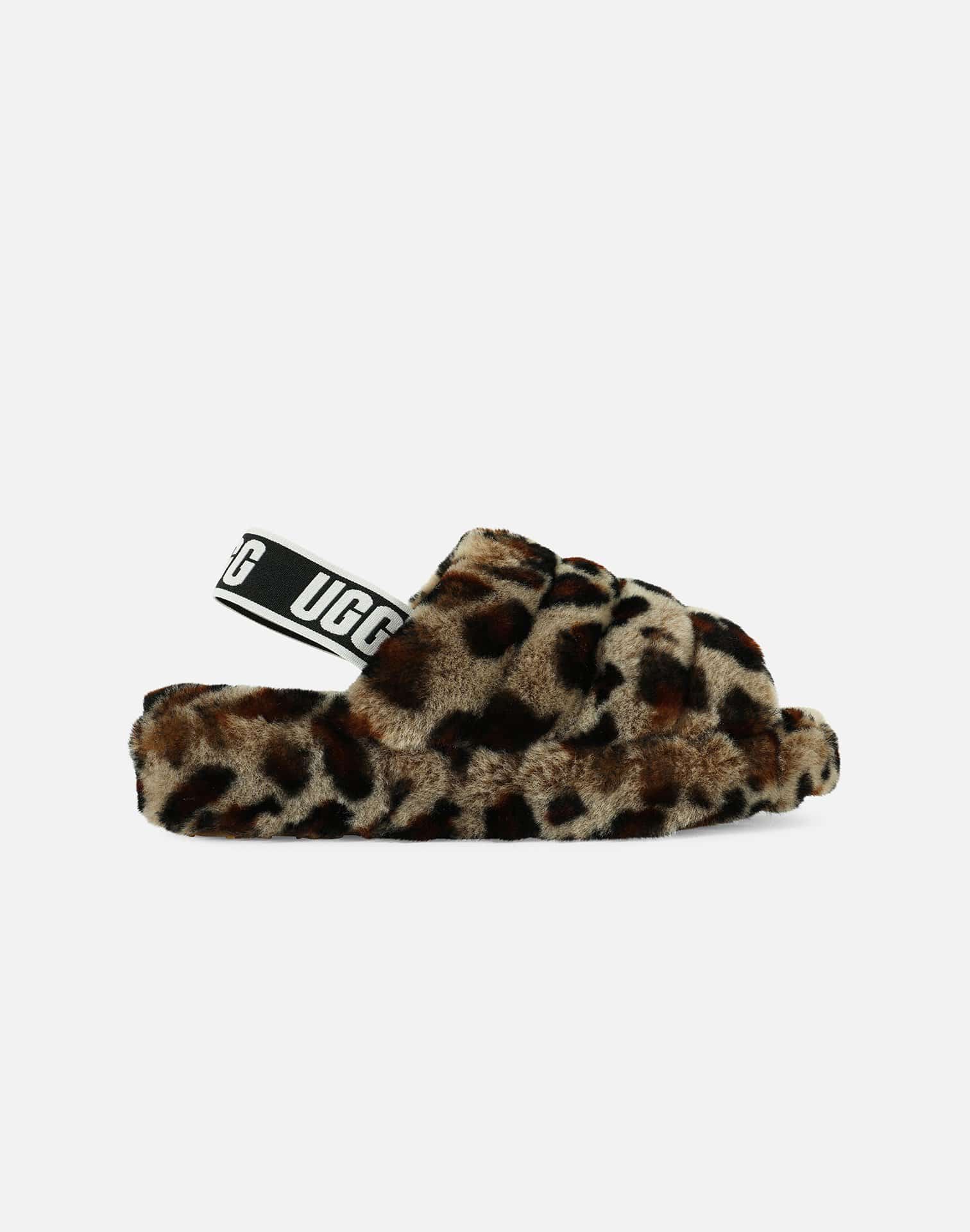 UGG Women's Fluff Yeah Logo Slides