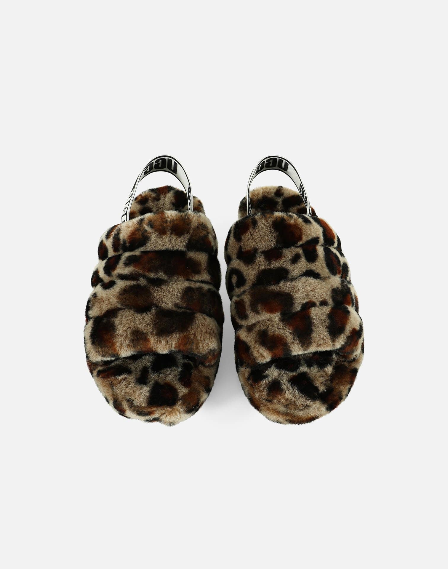 UGG Women's Fluff Yeah Logo Slides