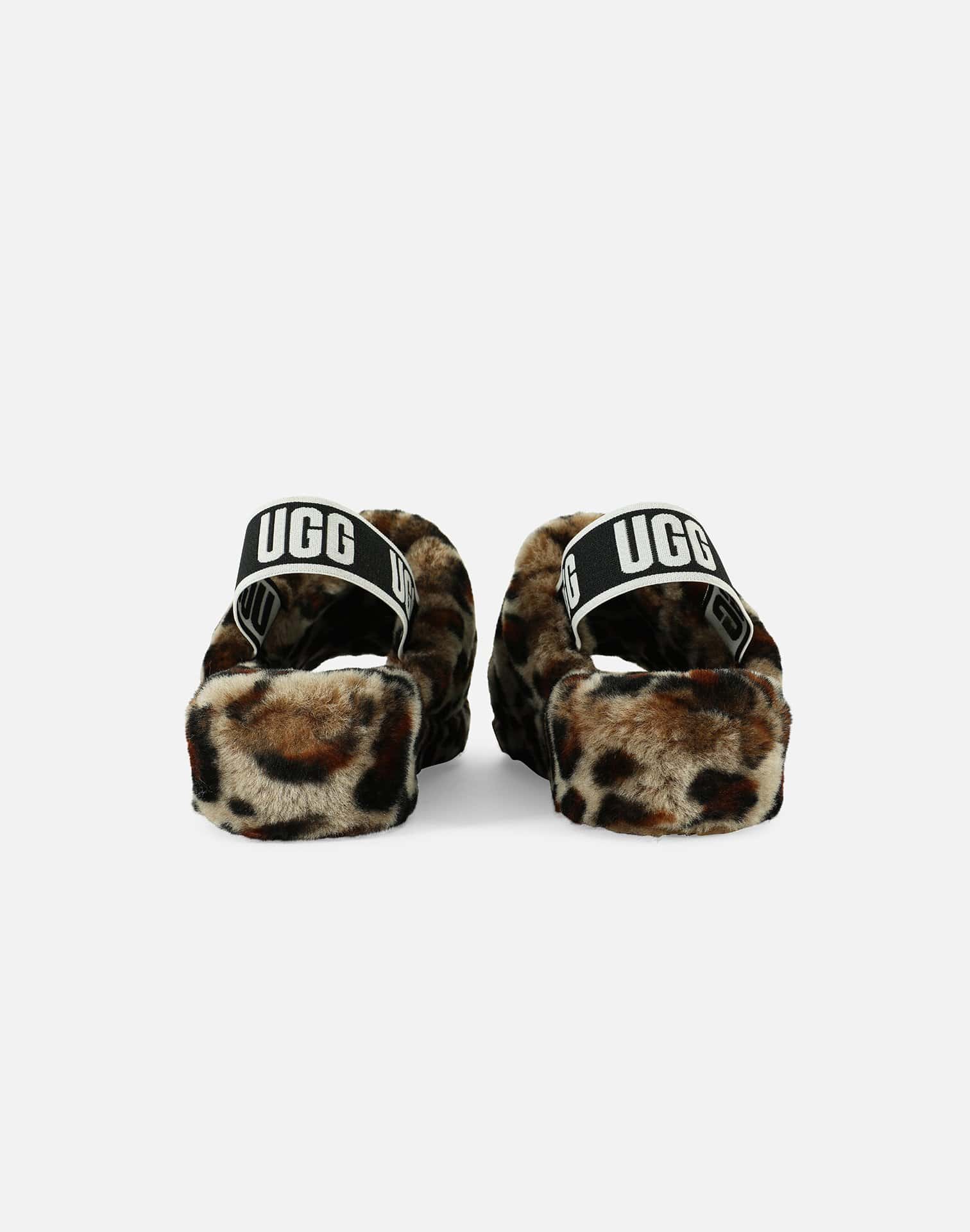UGG Women's Fluff Yeah Logo Slides