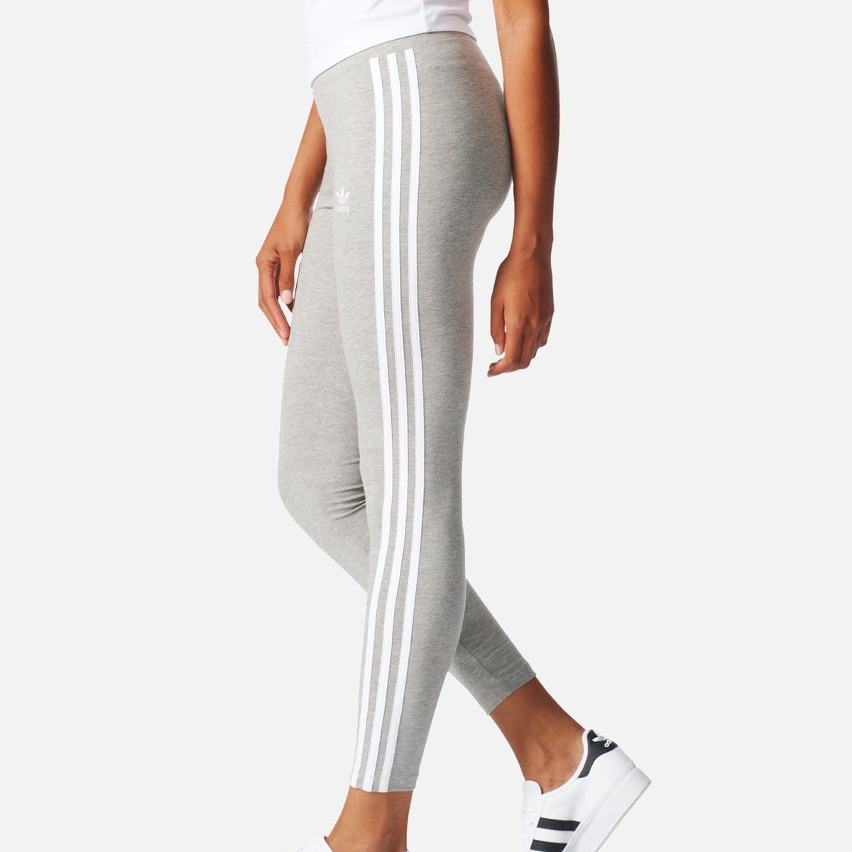 RUVilla.com is where to buy the adidas 3-Stripes Leggings (Medium Grey Heather)!