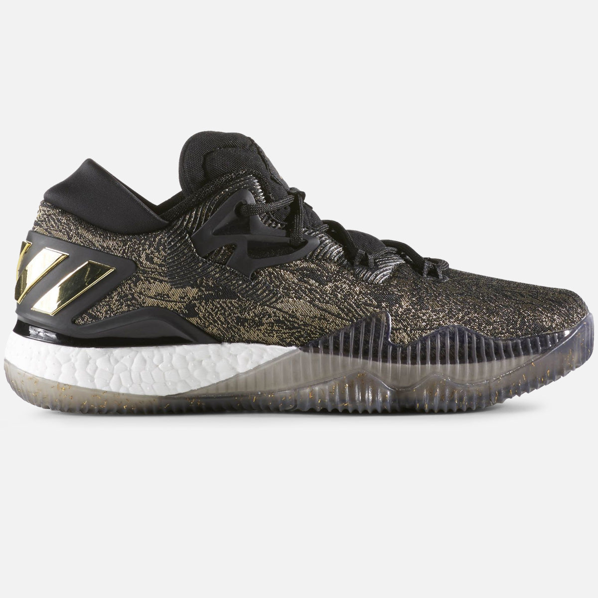 adidas Crazylight Boost Low (Black/Gold-Running White)