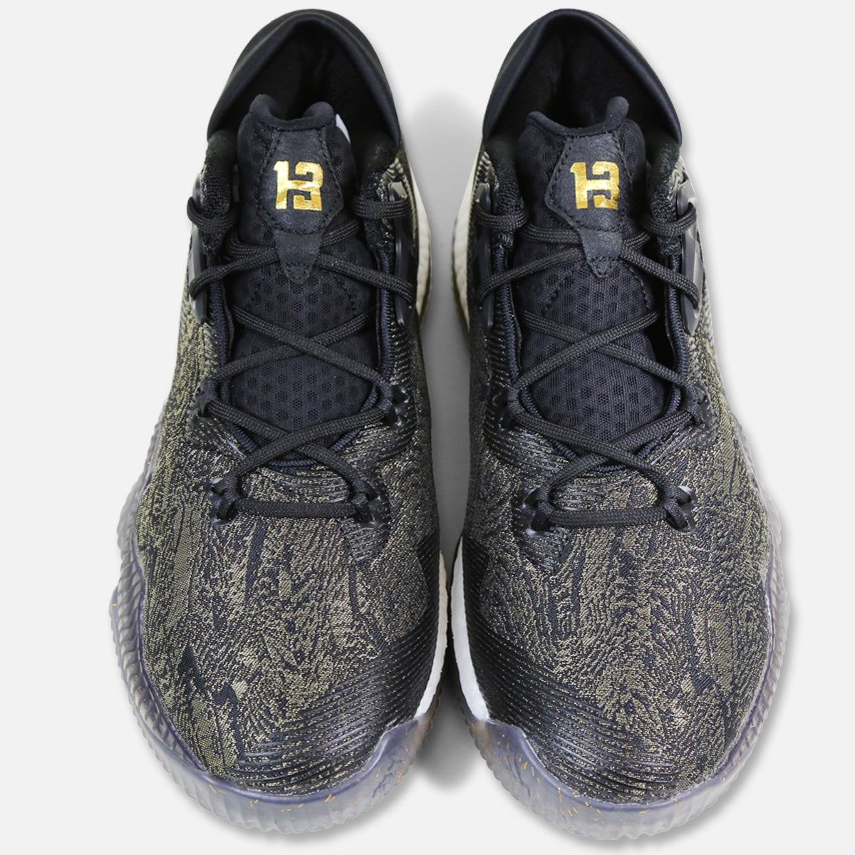 adidas Crazylight Boost Low (Black/Gold-Running White)
