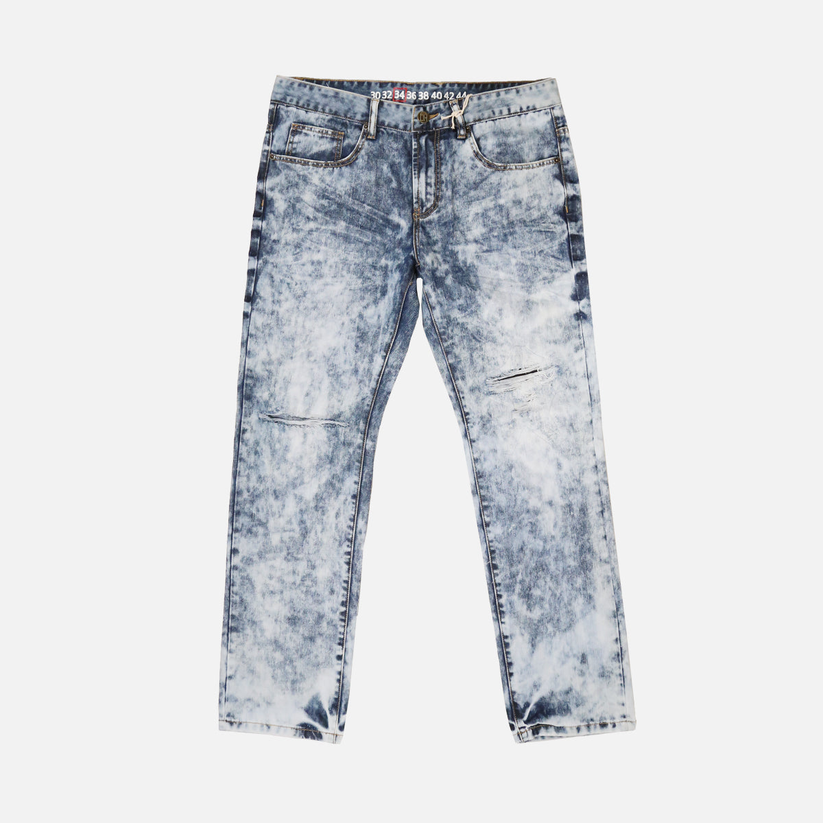 Denim House BLUE ECLIPSE RIPPED Jean