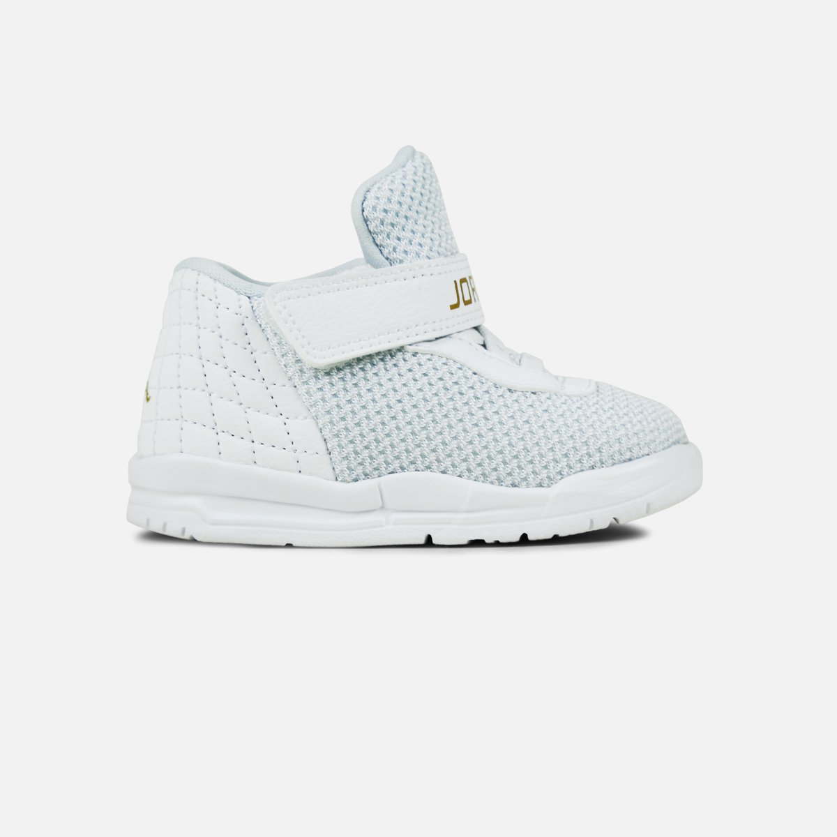 Jordan Academy Infant (White/Metallic Gold Coin-Pure Platinum)