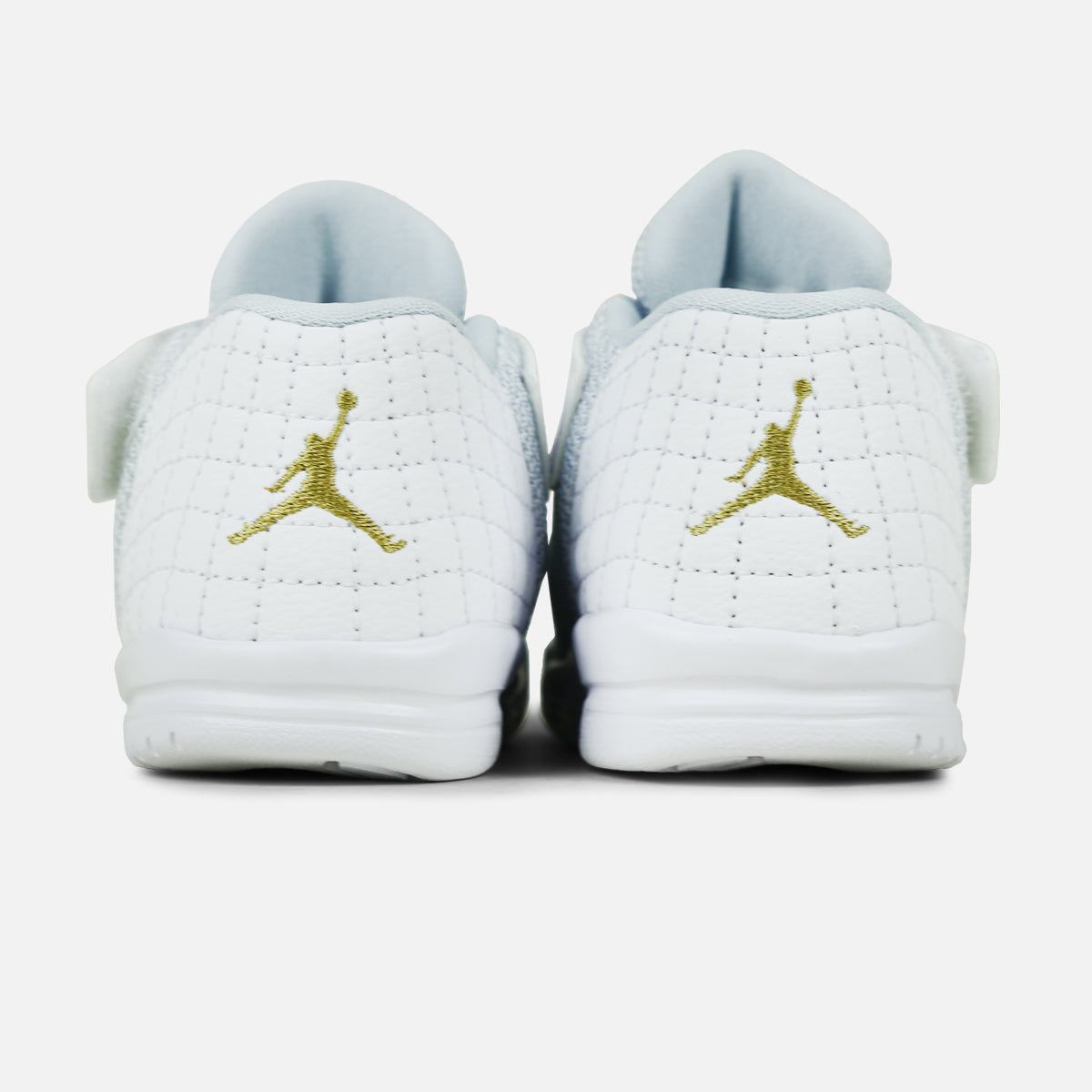 Jordan Academy Infant (White/Metallic Gold Coin-Pure Platinum)